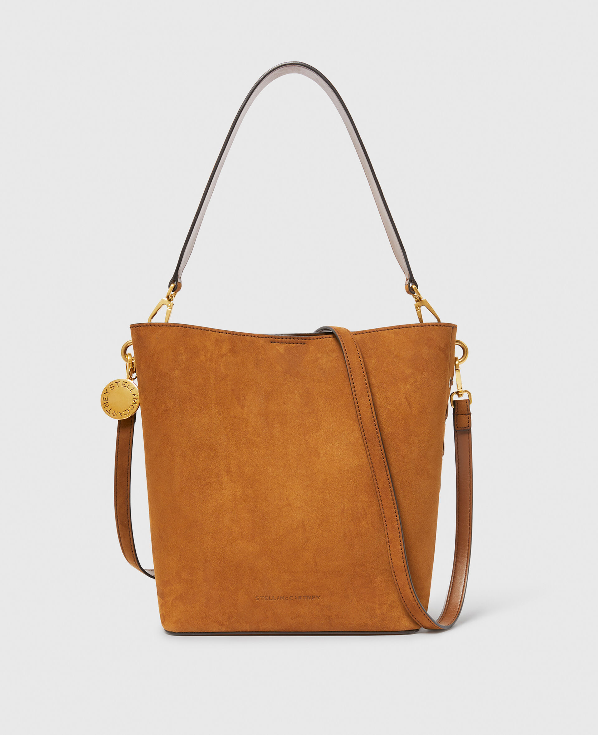 Frayme Whipstitch Crossbody Tote Bag-Brown-large image number 0