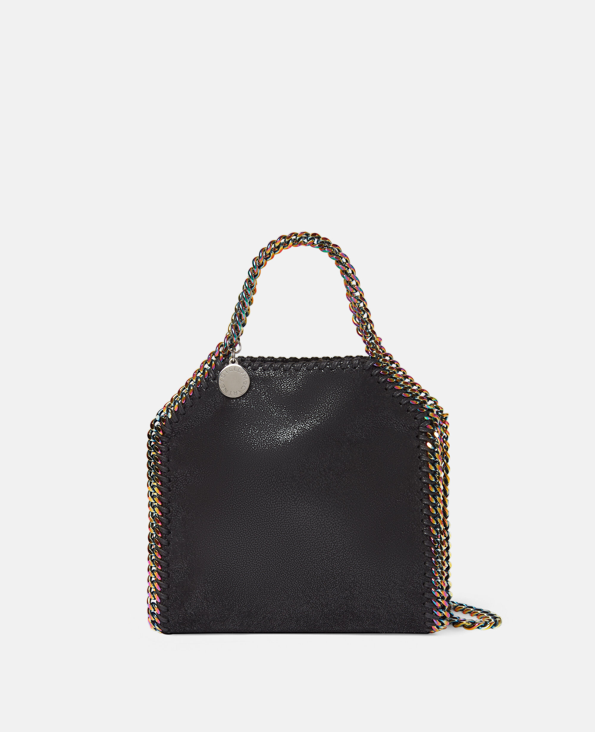 Women ブラック ファラベラ ホログラフィック チェーン タイニー トートバッグ | Stella McCartney JP