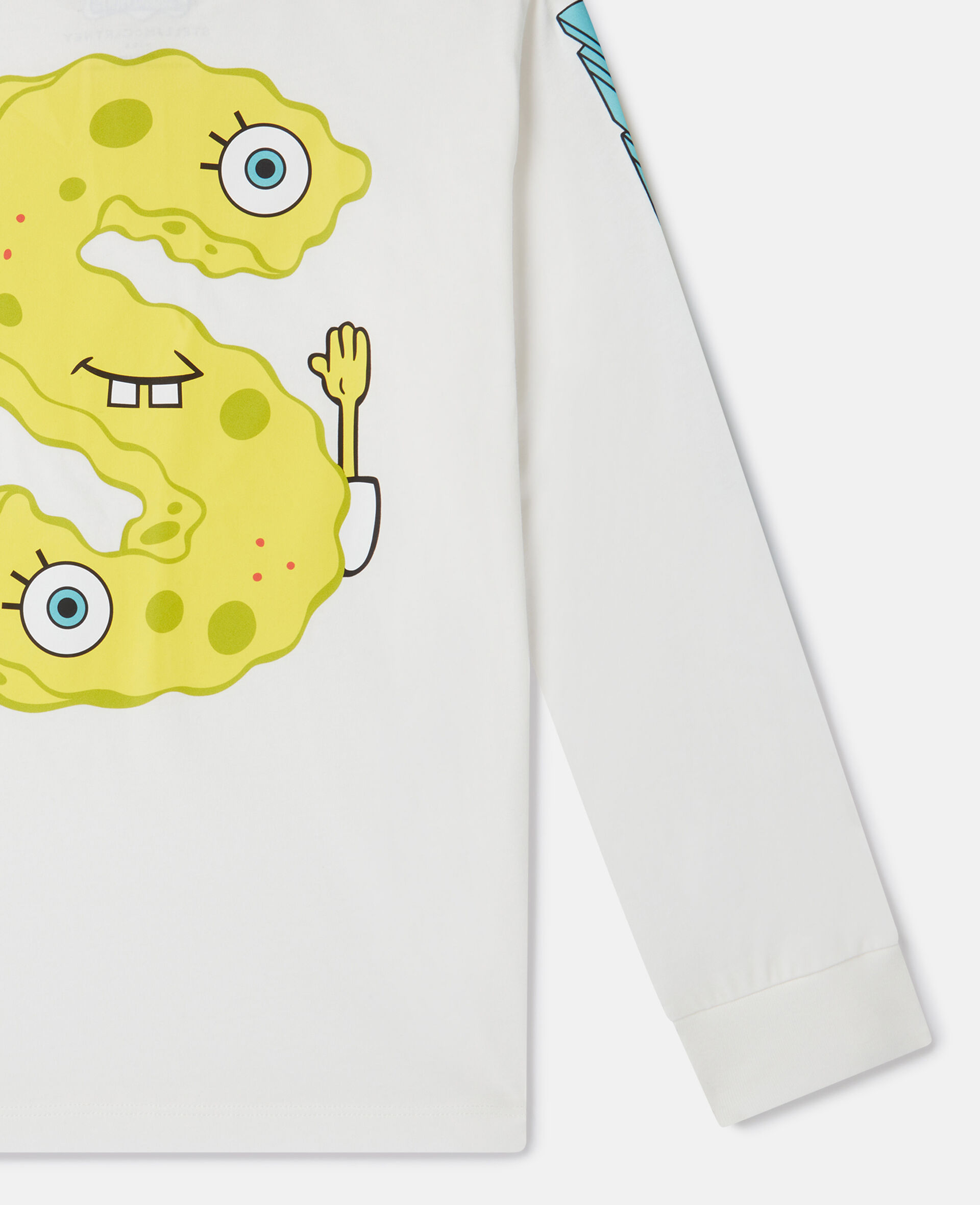 T shirt graphique a manches longues Bob l eponge-Cream-large image number 3