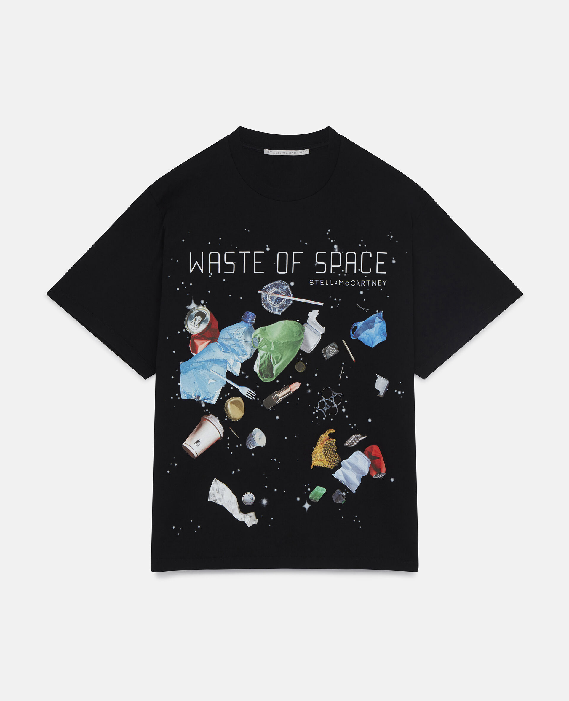 Waste Of Space' T-Shirt-Black-large