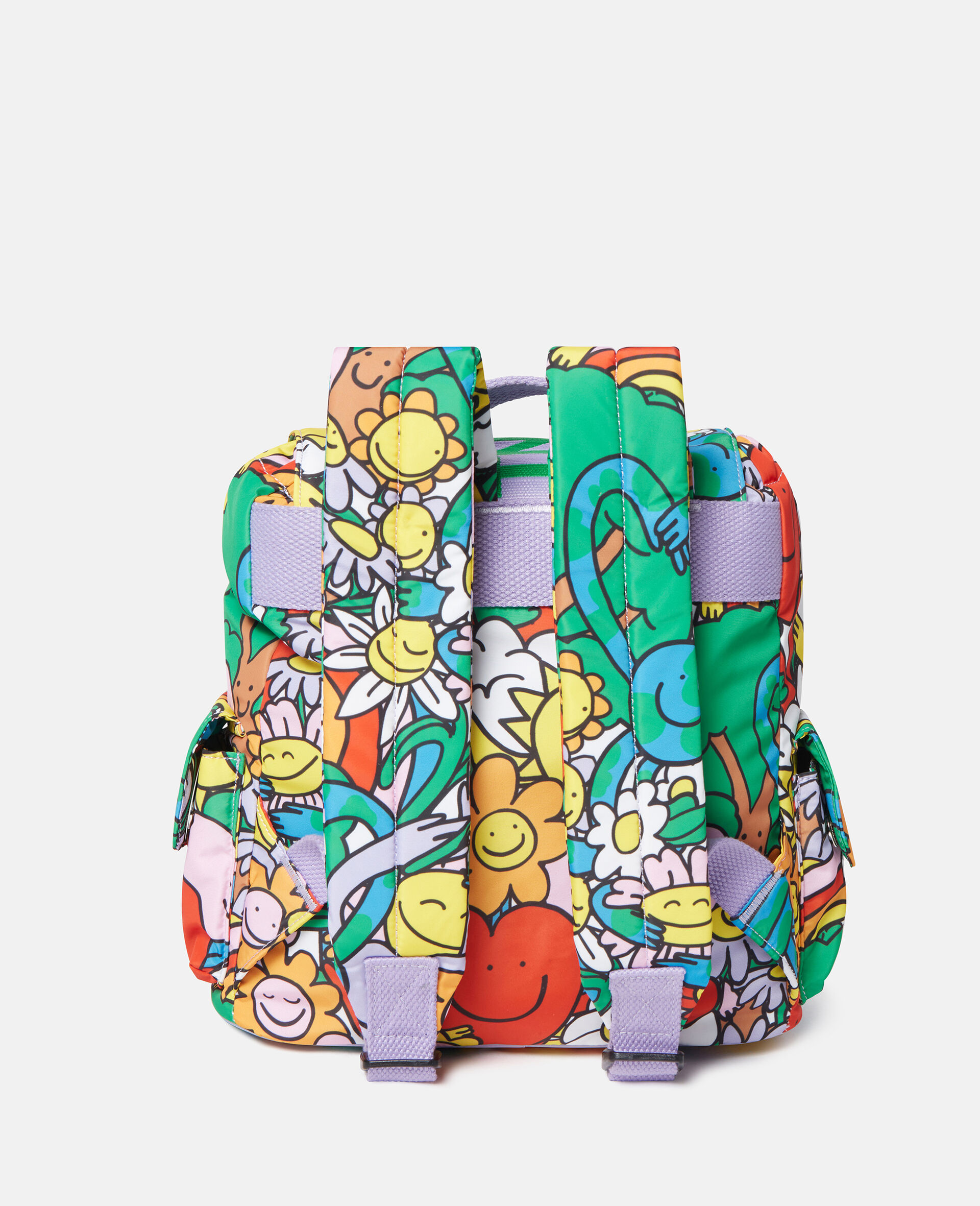 Earth Friends Print Buckle Backpack-Multicolour-large Earth Friends Print Buckle Backpack-Multicolour-large image number 2