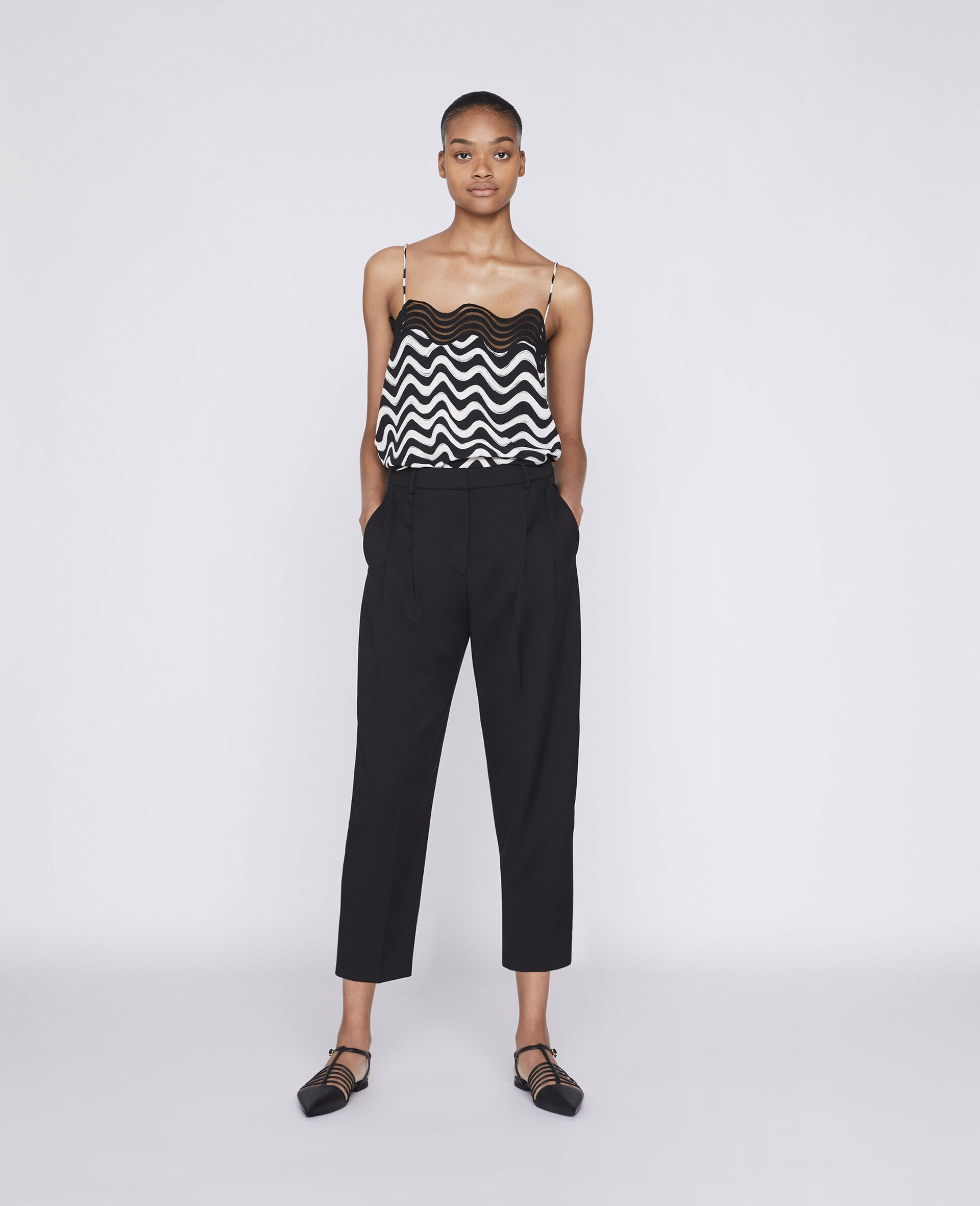 Dawson Tailored Trousers-Black-large image number 0