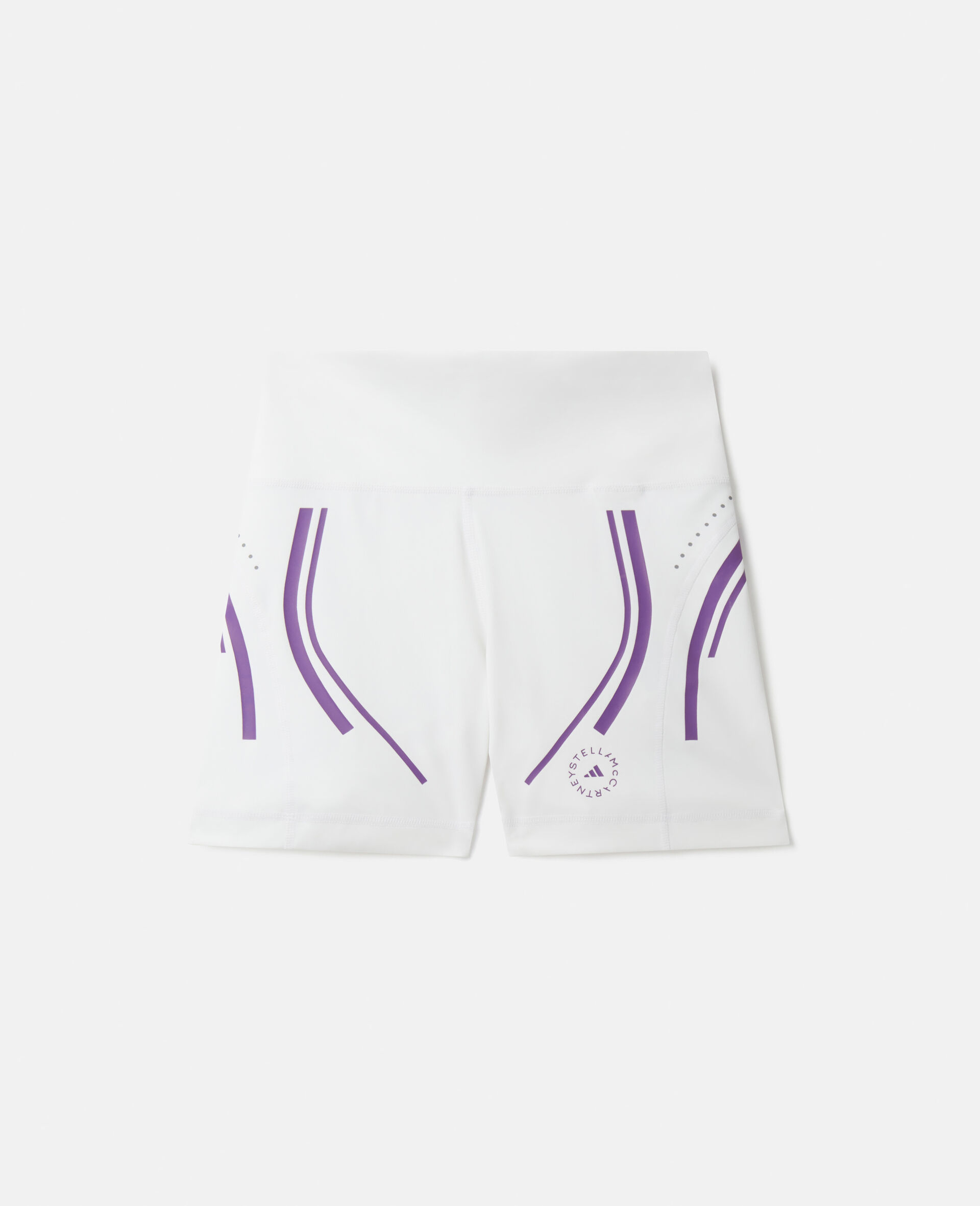 TruePace Tight Running Shorts-White-large image number 0