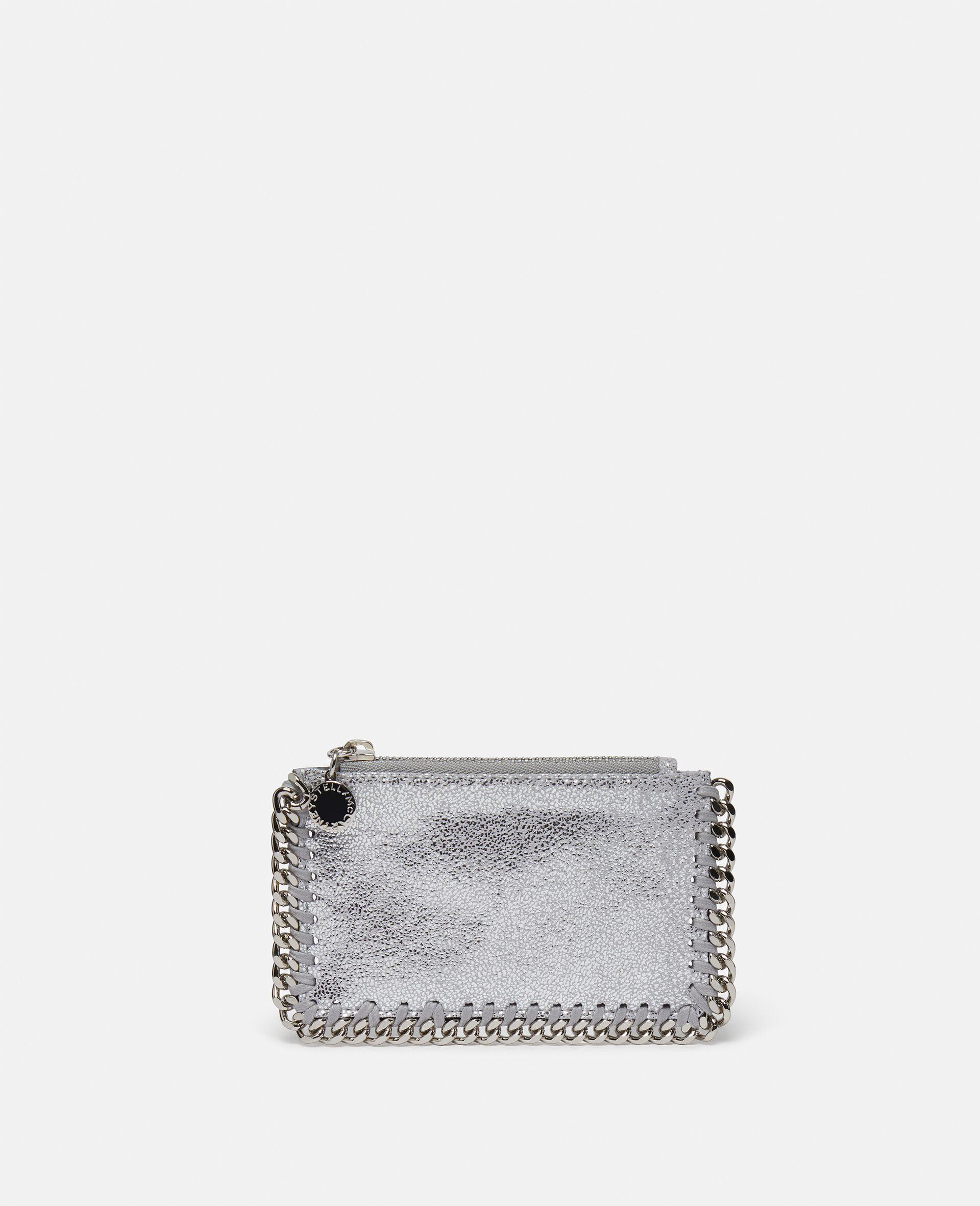 Stella McCartney フェイクレザーカードケース シルバー 纏わる