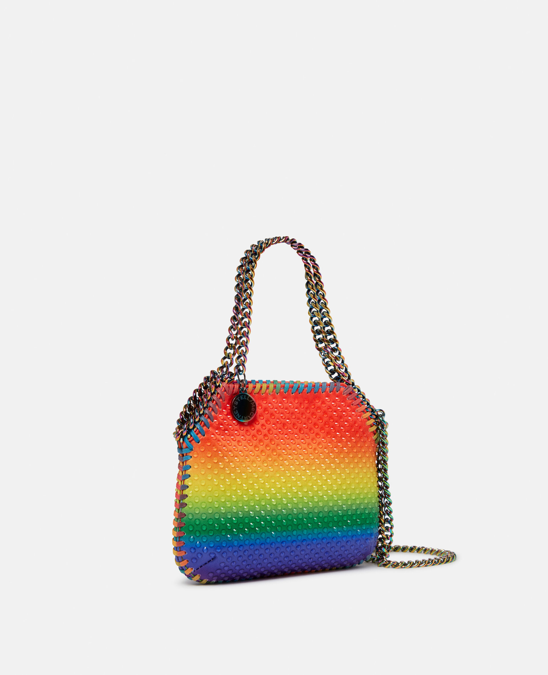 Falabella Rainbow Crystal D&eacute;grad&eacute; Mini Tote Bag-Multicolour-large image number 1