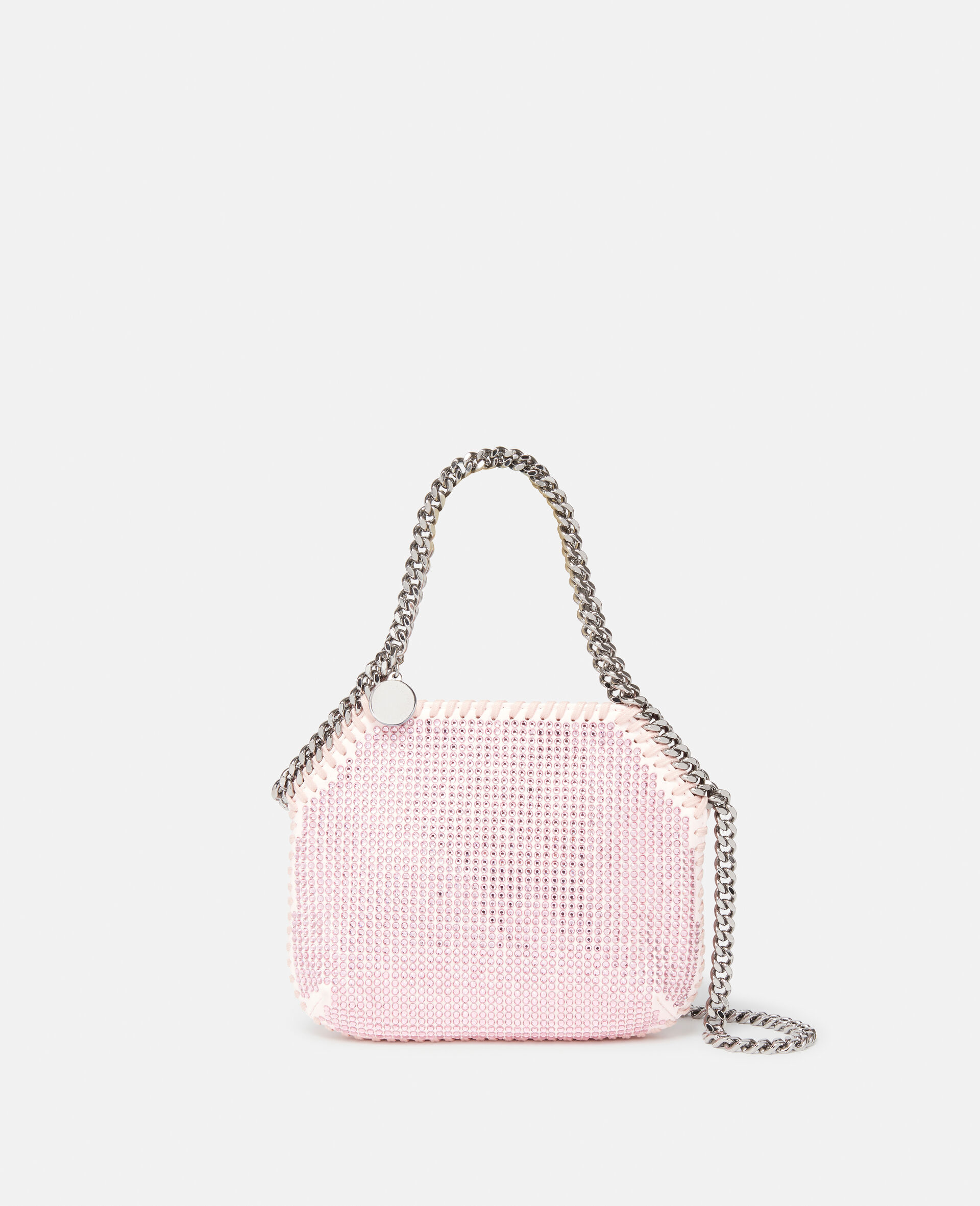 Mini Umhaengetasche Falabella mit Kristallen-Rose-large image number 0
