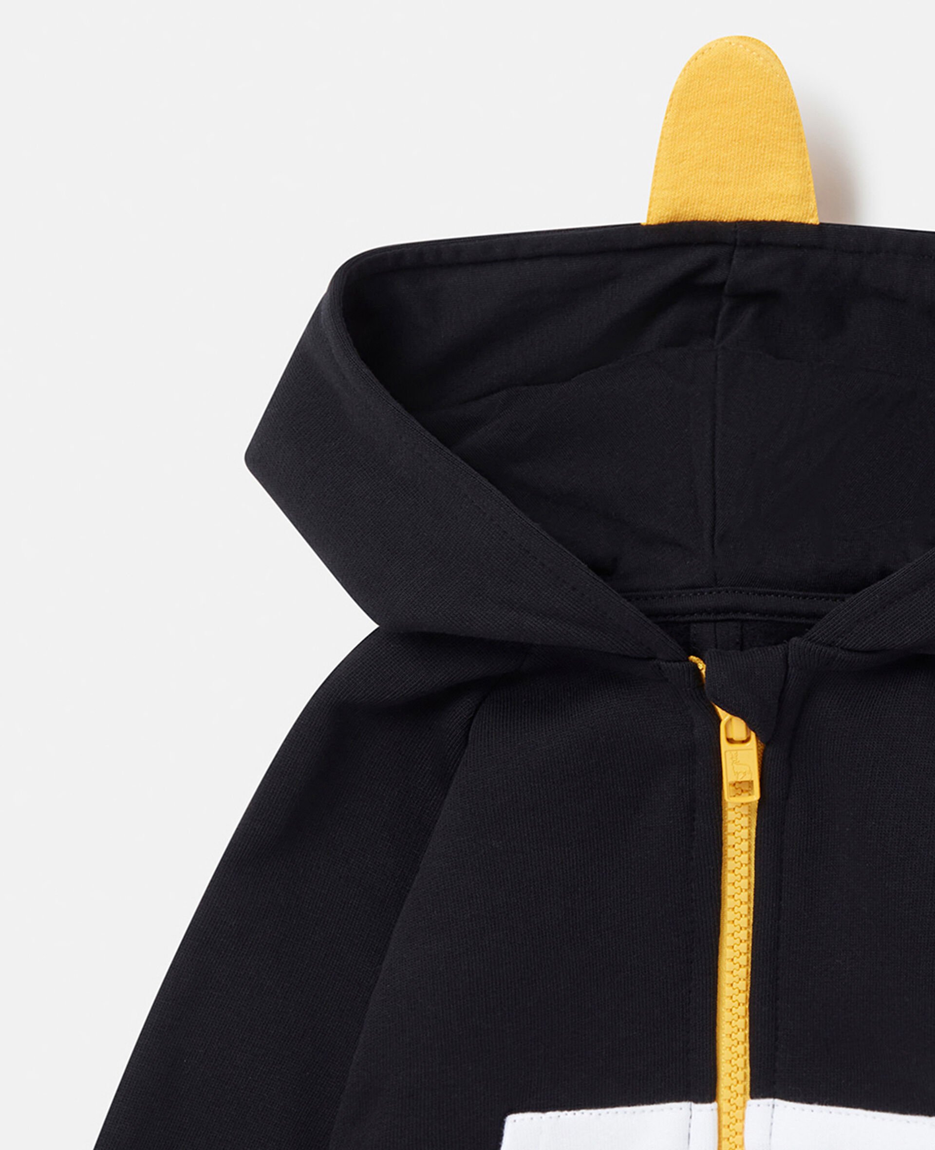 Penguin Zip Hoodie-Black-large Penguin Zip Hoodie-Black-large image number 1