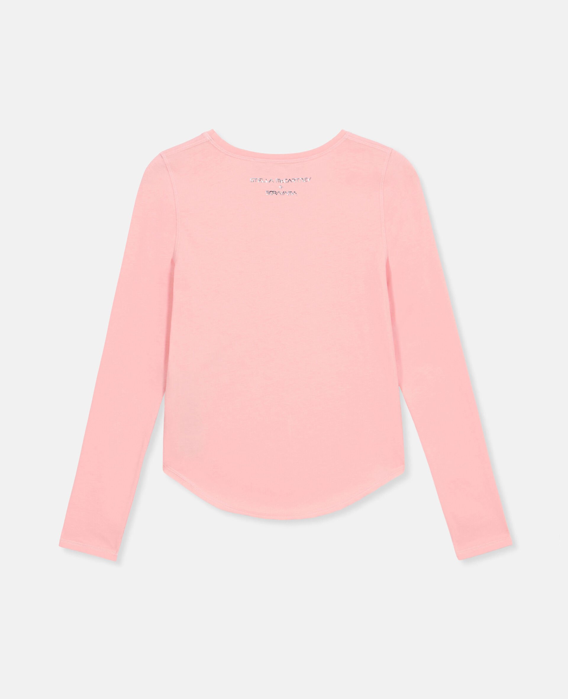 Sexy Robot Oversized Organic Cotton T-Shirt-Pink-large image number 1