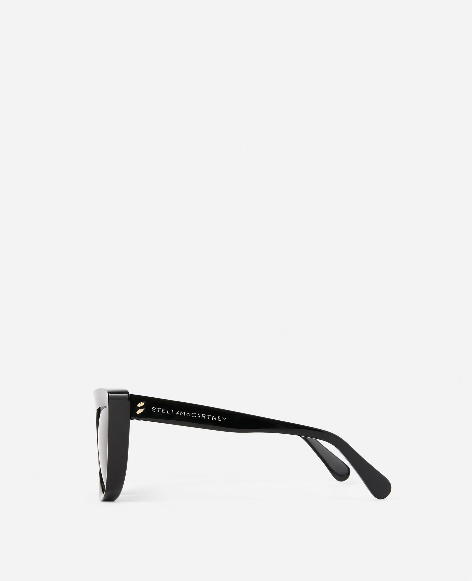 Cat-eye Sunglasses-Black-large image number 1