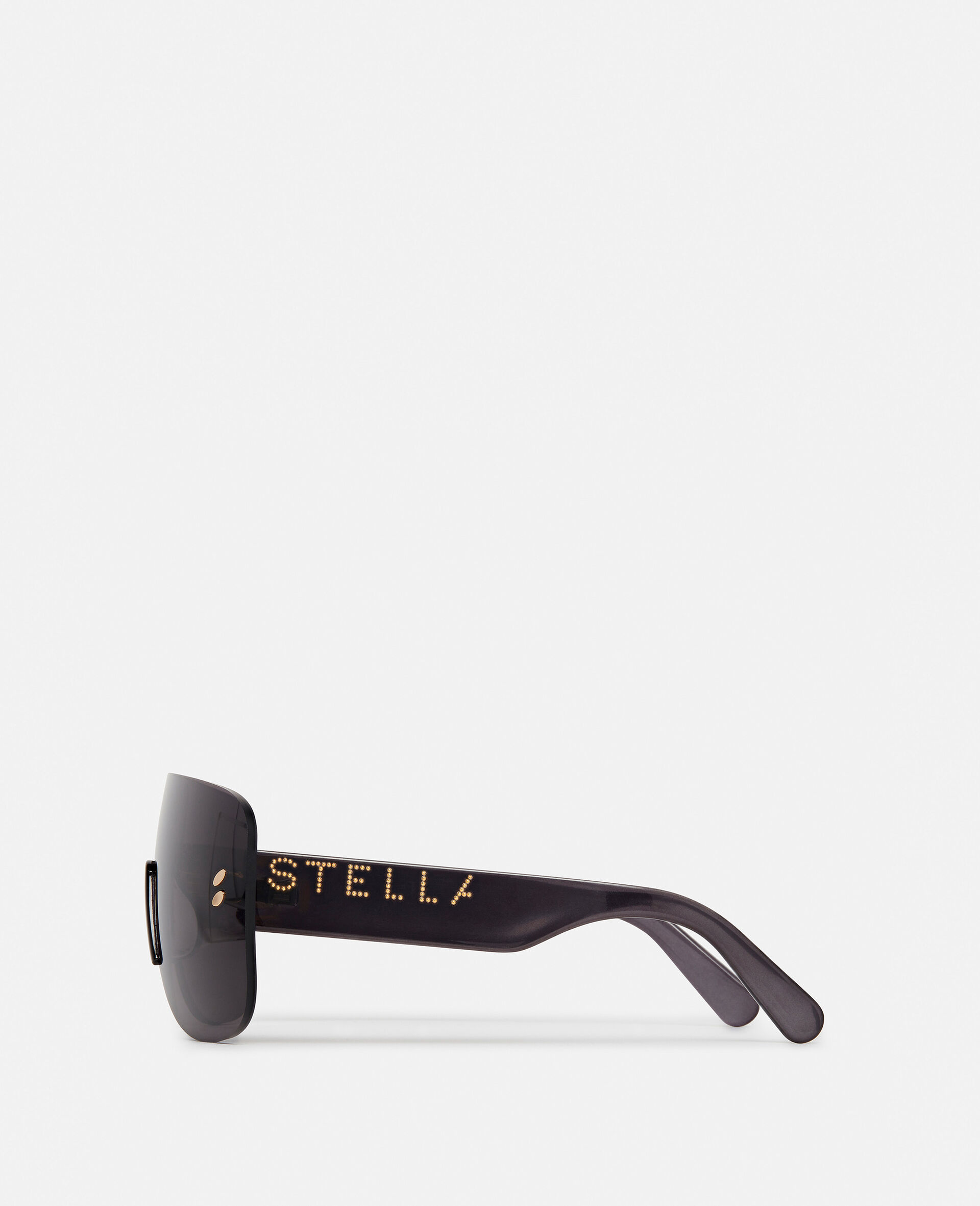 Logo Stud Aviator Sunglasses-Blue-large image number 2
