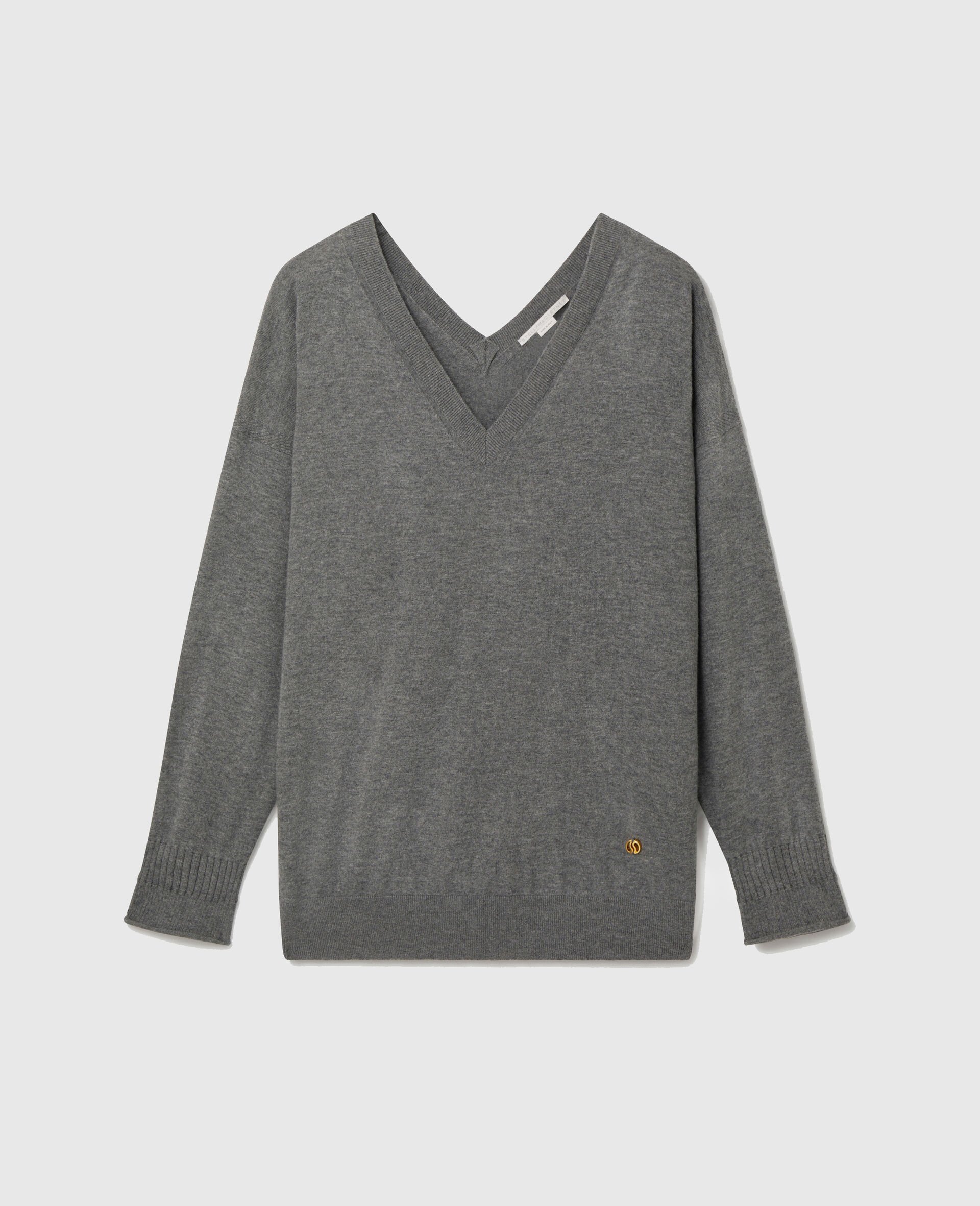 Stella Iconics Split Cuff Jumper-Grey-medium