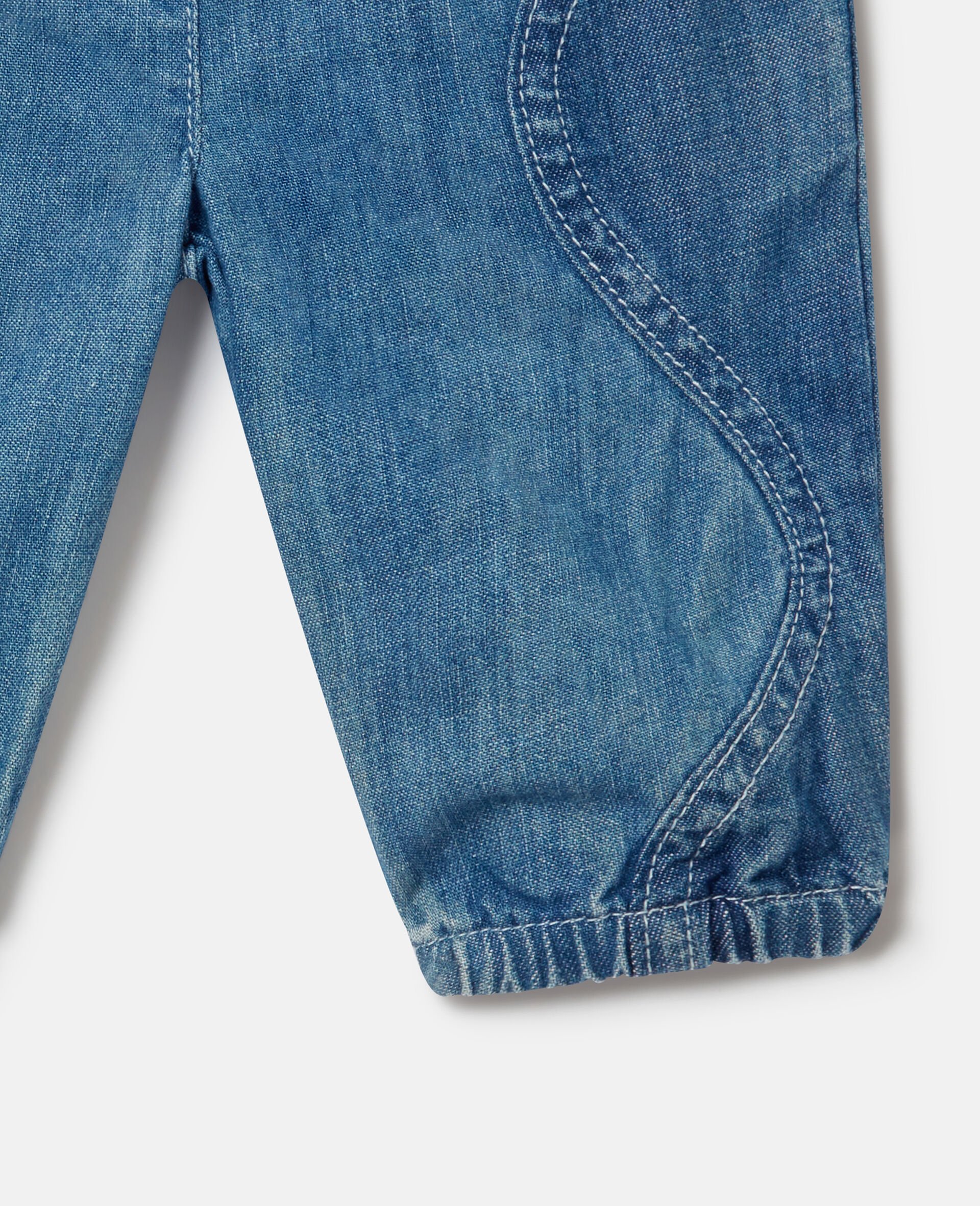 Elasticated Denim Joggers-Multicolour-large image number 3