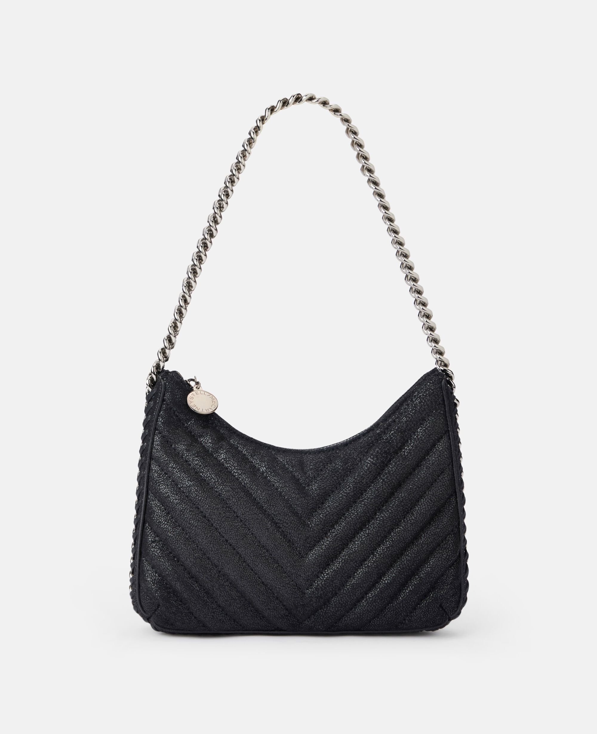 Mini sac porte epaule zippe matelasse Falabella BLACK pour Women Stella McCartney CH