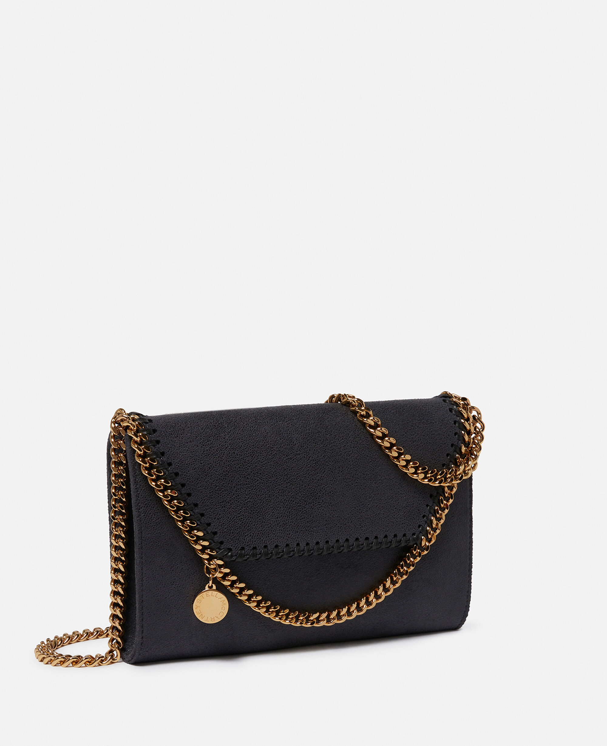 Women Shadow Black Falabella Wallet Crossbody Bag | Stella 