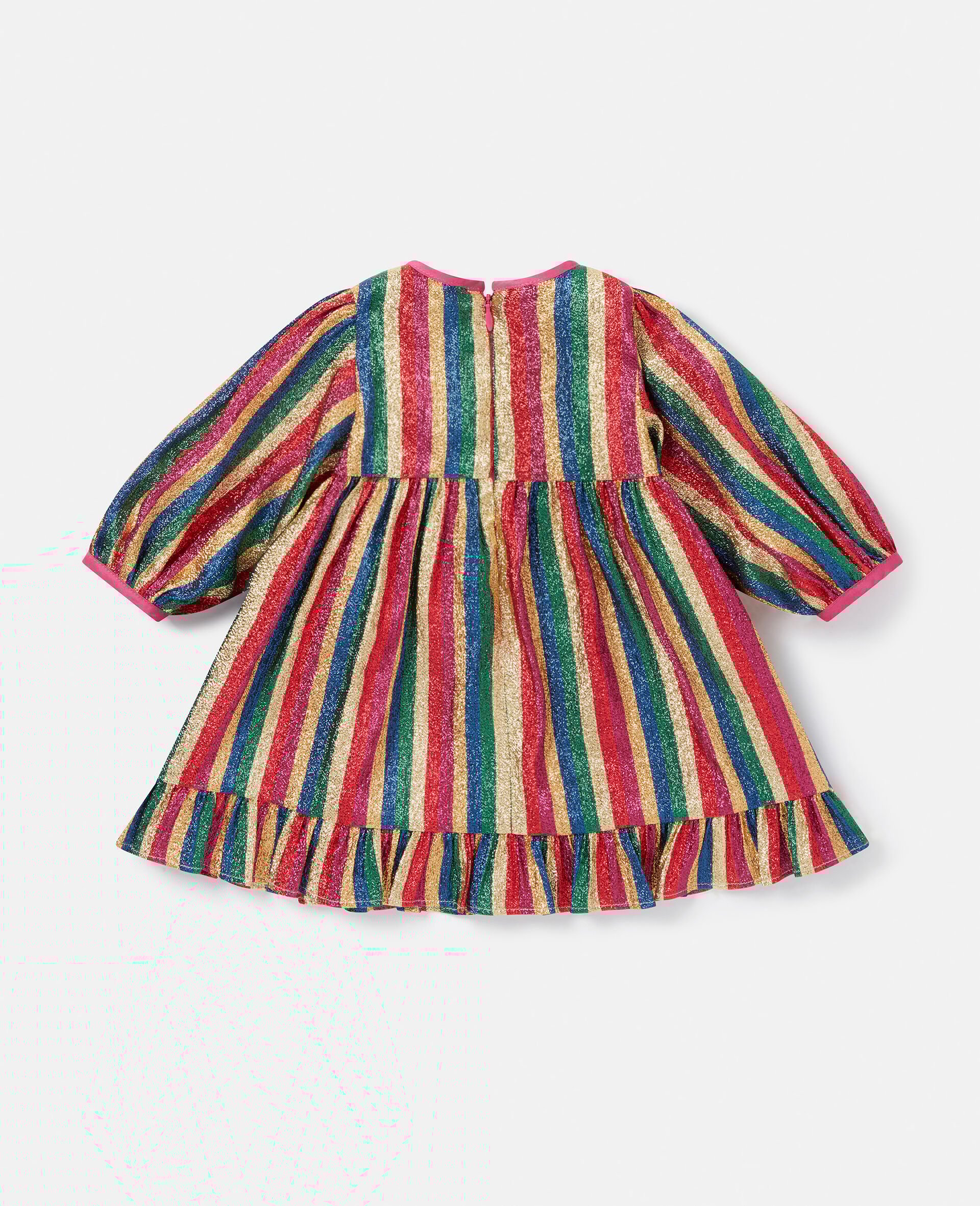 Glitter Rainbow Stripe Dress-Multicolored-large Glitter Rainbow Stripe Dress-Multicolored-large image number 2