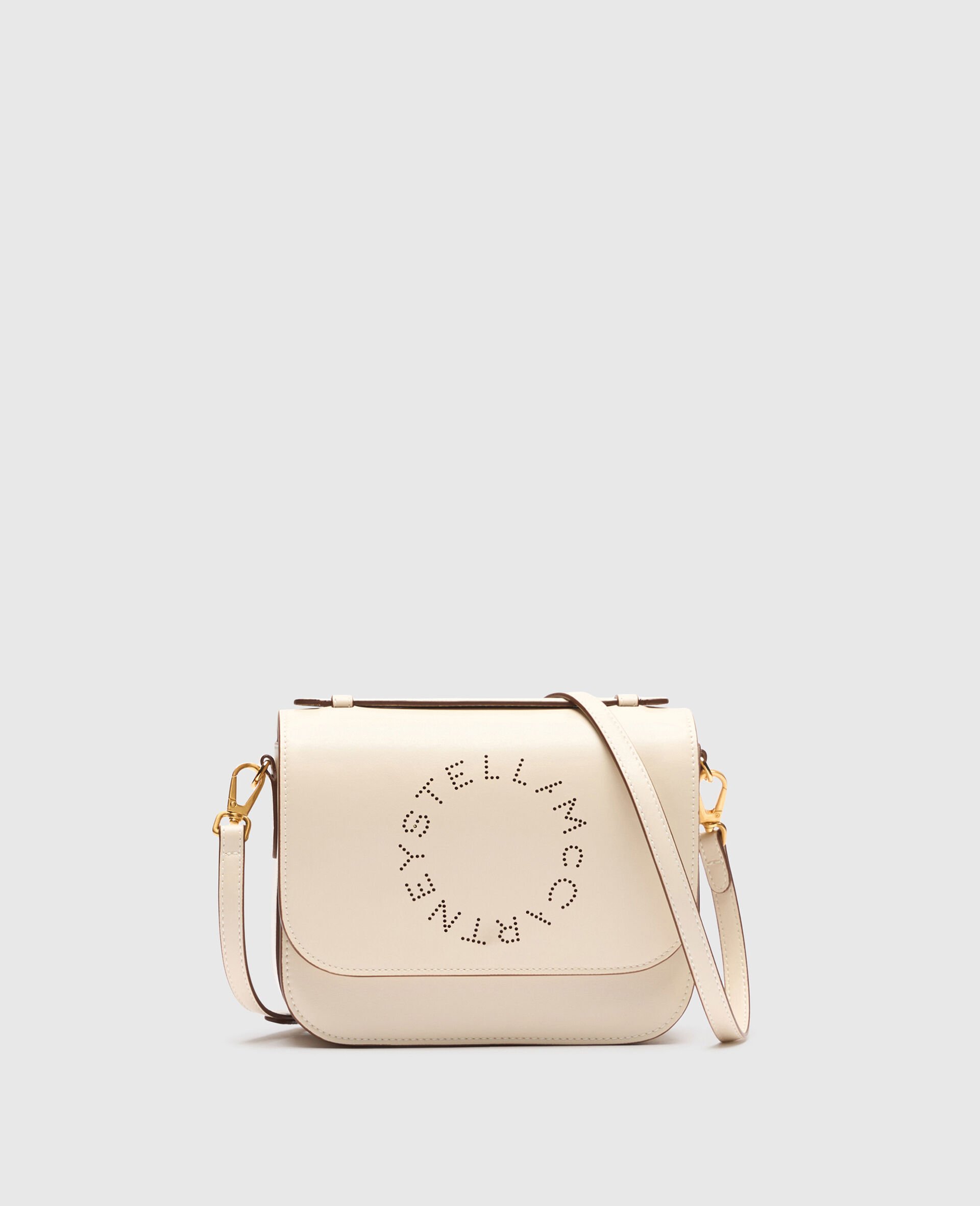 Borsa Messenger a Tracolla con Logo-Bianco-medium