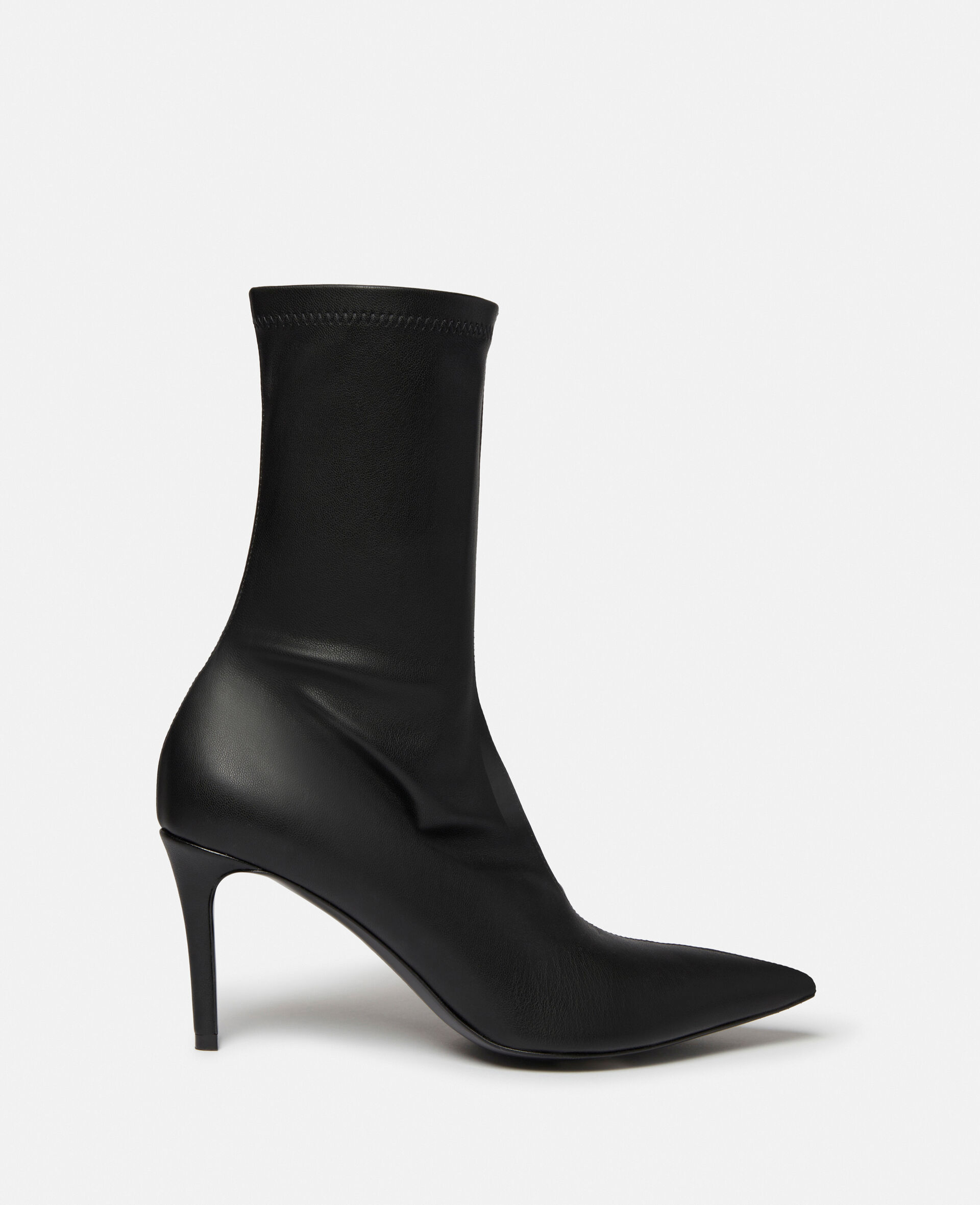 Stella Iconic高跟踝靴-黑色-medium