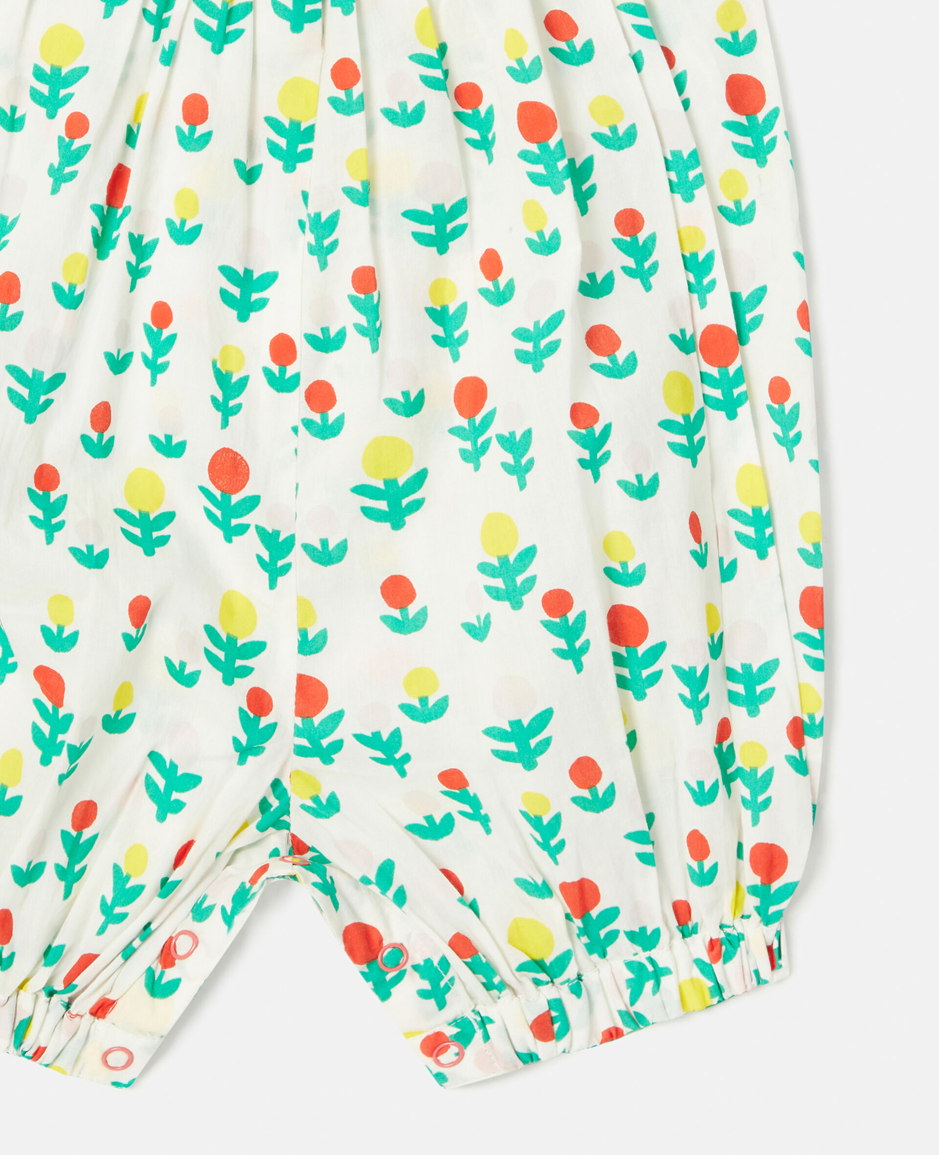 Dreamy Flower Print Smocked Romper-White-large image number 2