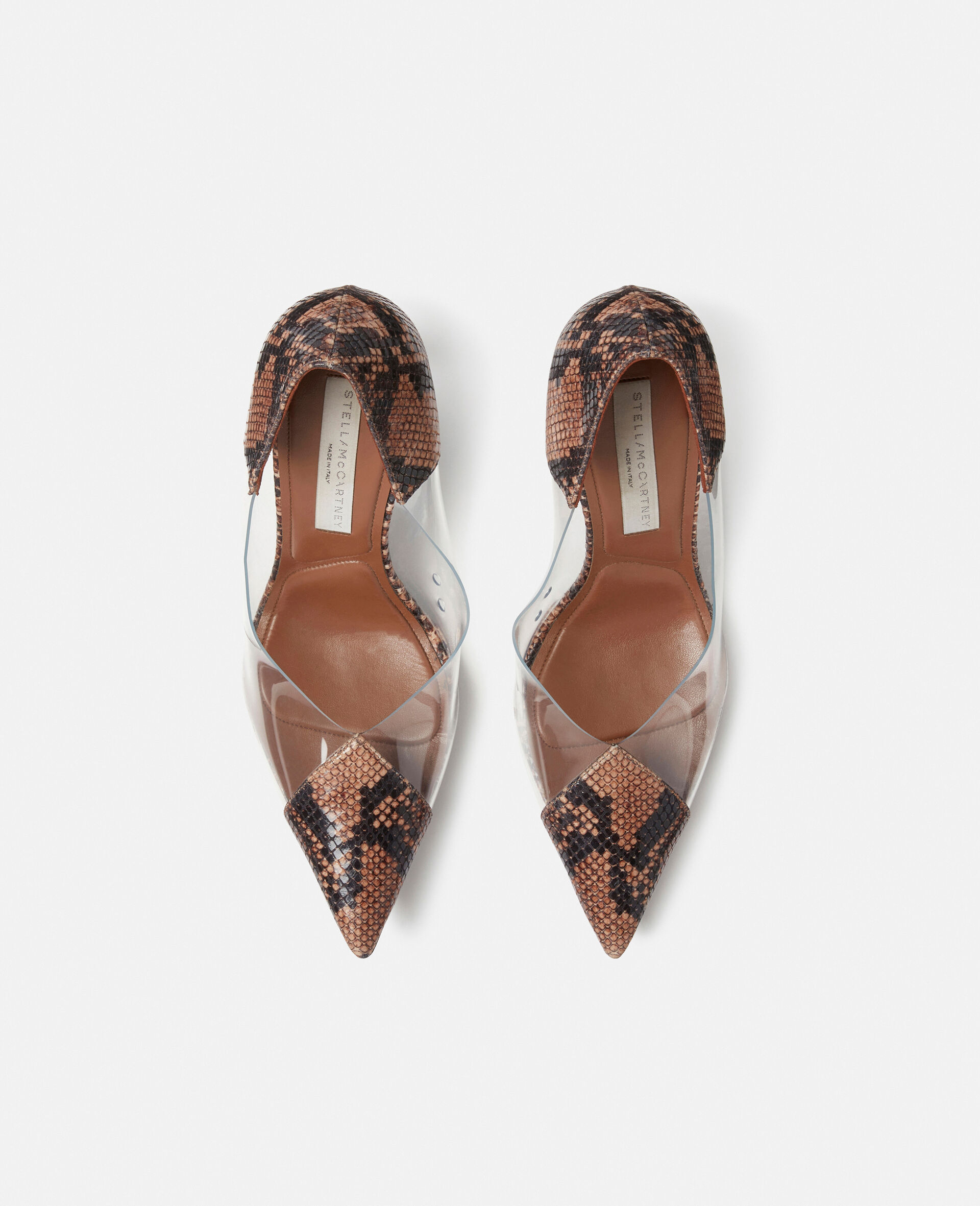 Stella Iconic Python Print Transparent Pumps-Multicoloured-large image number 2
