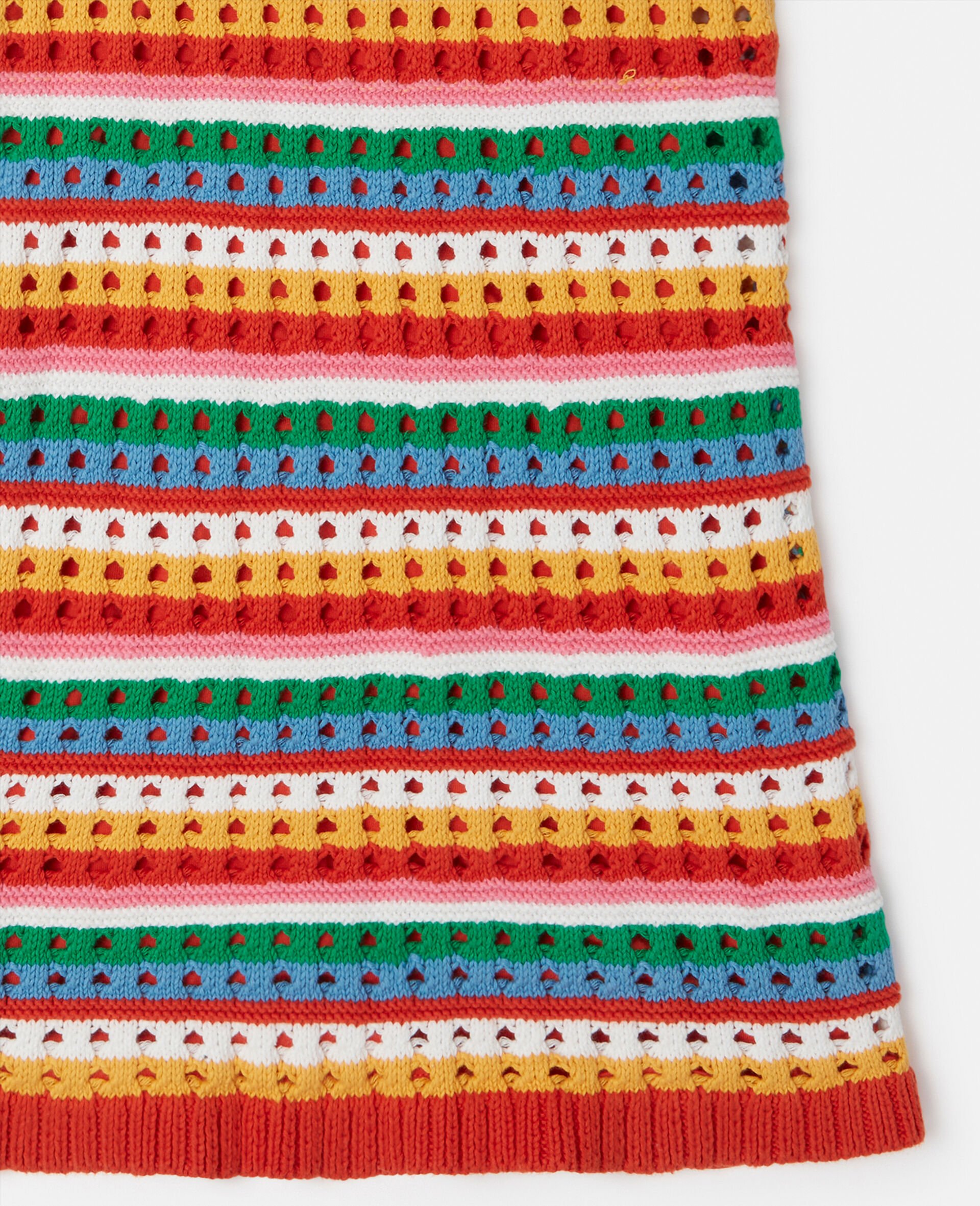 Stella Embroidered Crochet Sleeveless Dress-Multicolour-large image number 3