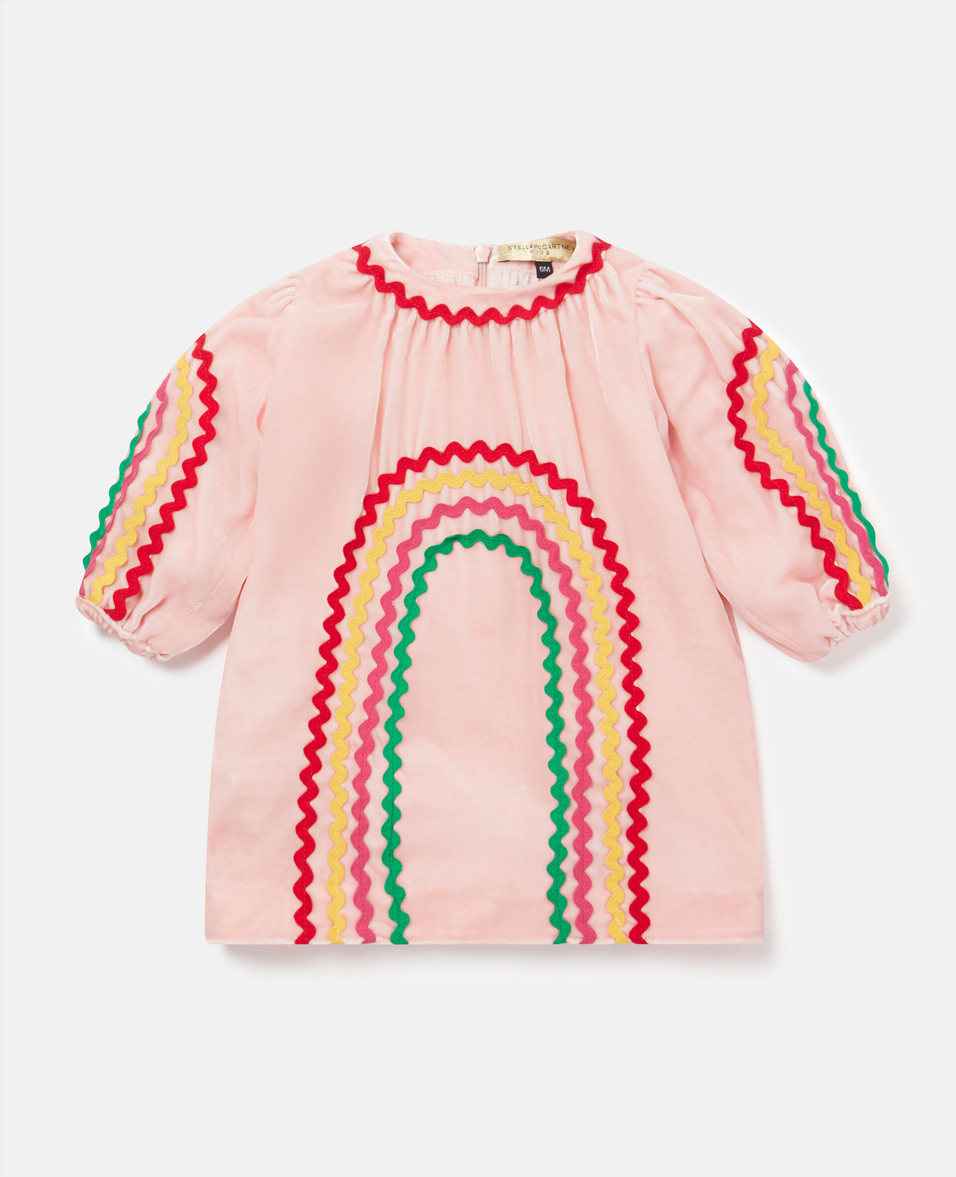 Rainbow Ribbon Dress-Pink-large image number 0