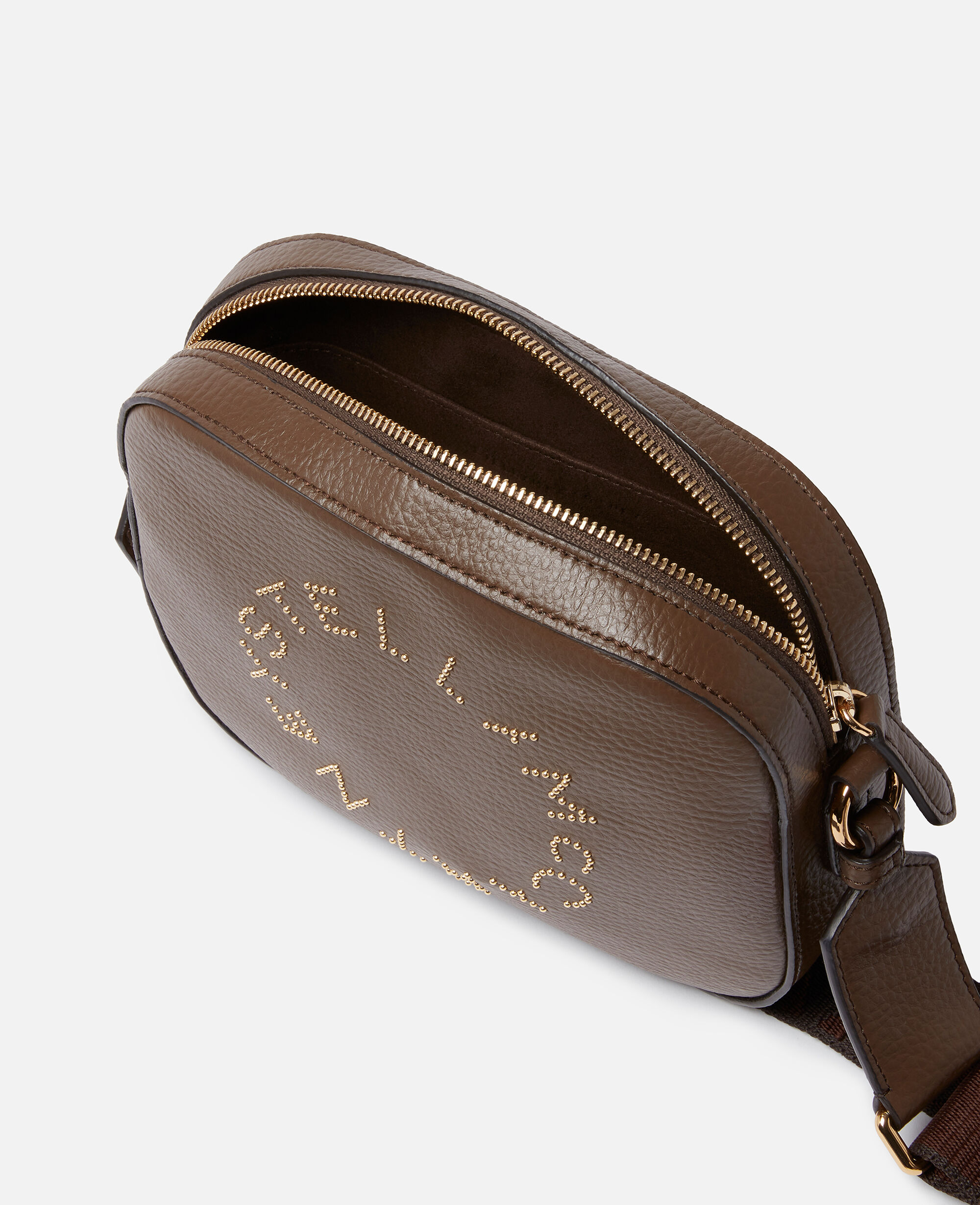 ショルダーバッグ・ポシェット STELLA MCCARTNEY Women Shoulder Bags 700266WP0563 2215 BROWN Women Chocolate brown Logo Camera Crossbody Bag | Stella