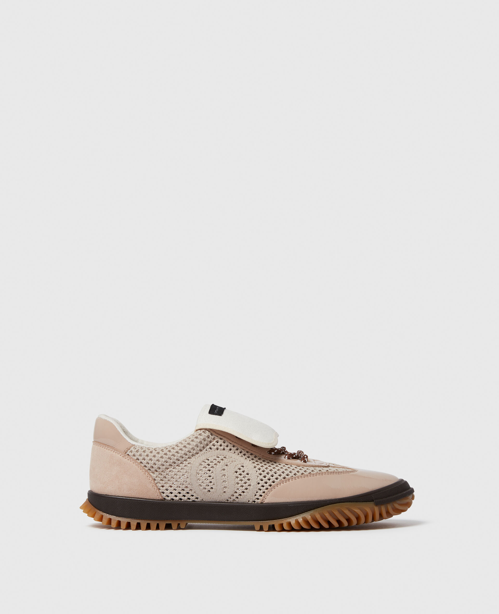 S-Wave Sport Mesh-Panelled Sneakers -Beige-large image number 0