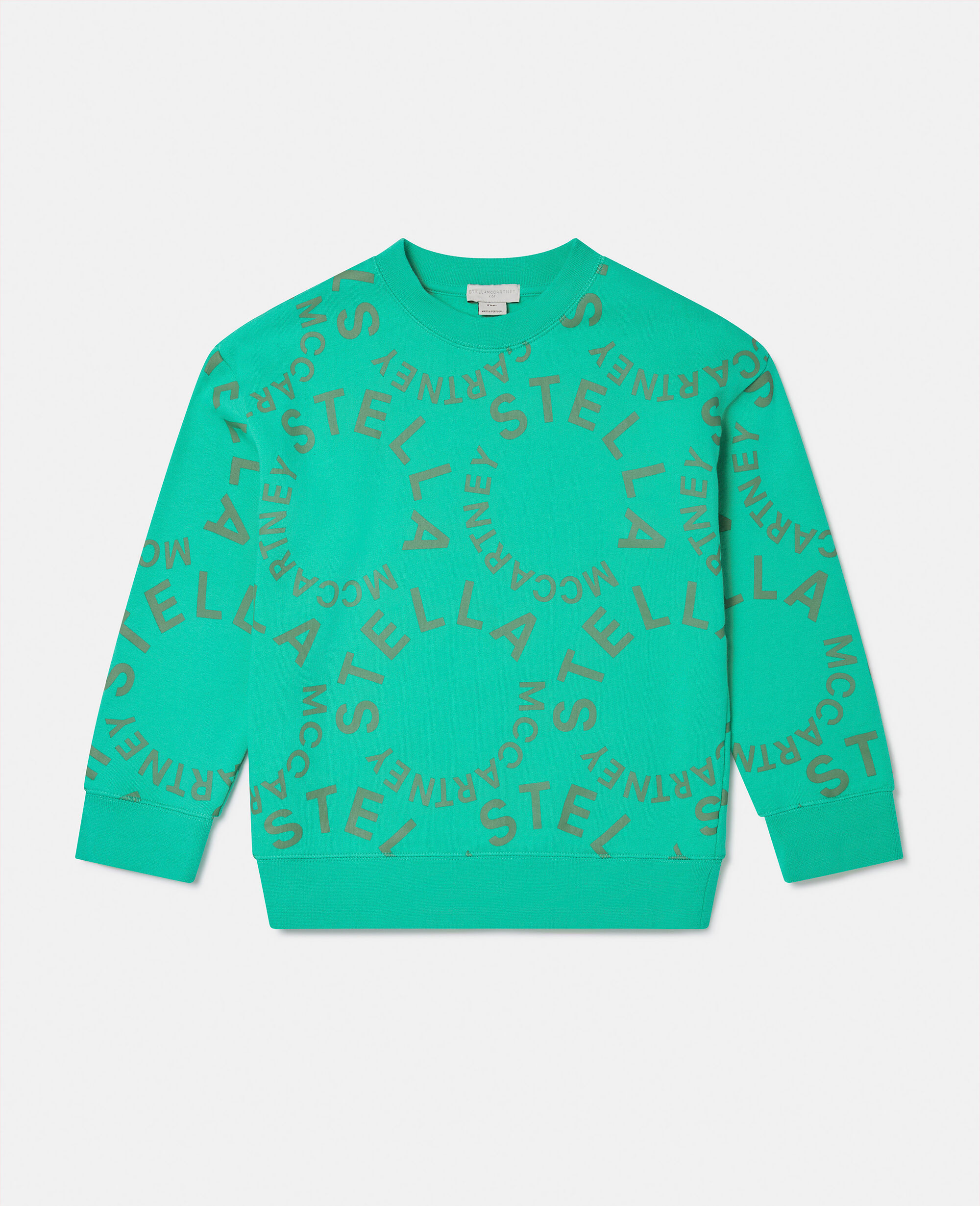 Women Green Circular Logo Sweatshirt Stella McCartney US