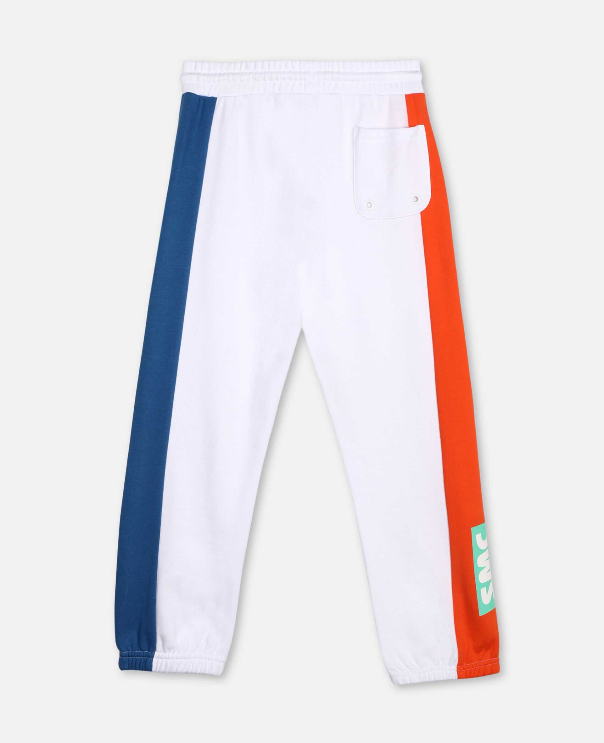 white joggers cotton