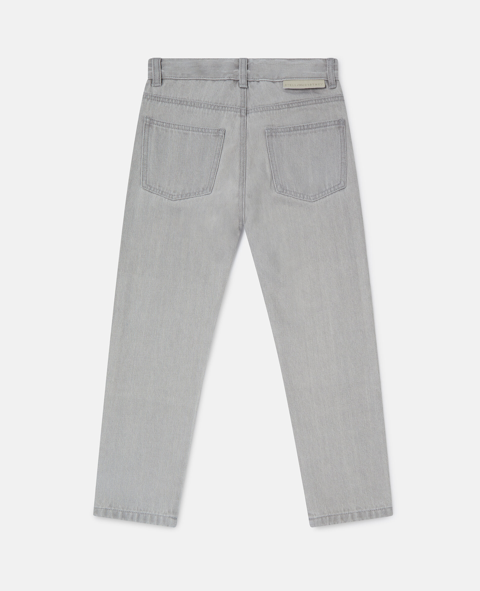 Squirrel Graphic Denim Jeans-Grey-large Squirrel Graphic Denim Jeans-Grey-large image number 2