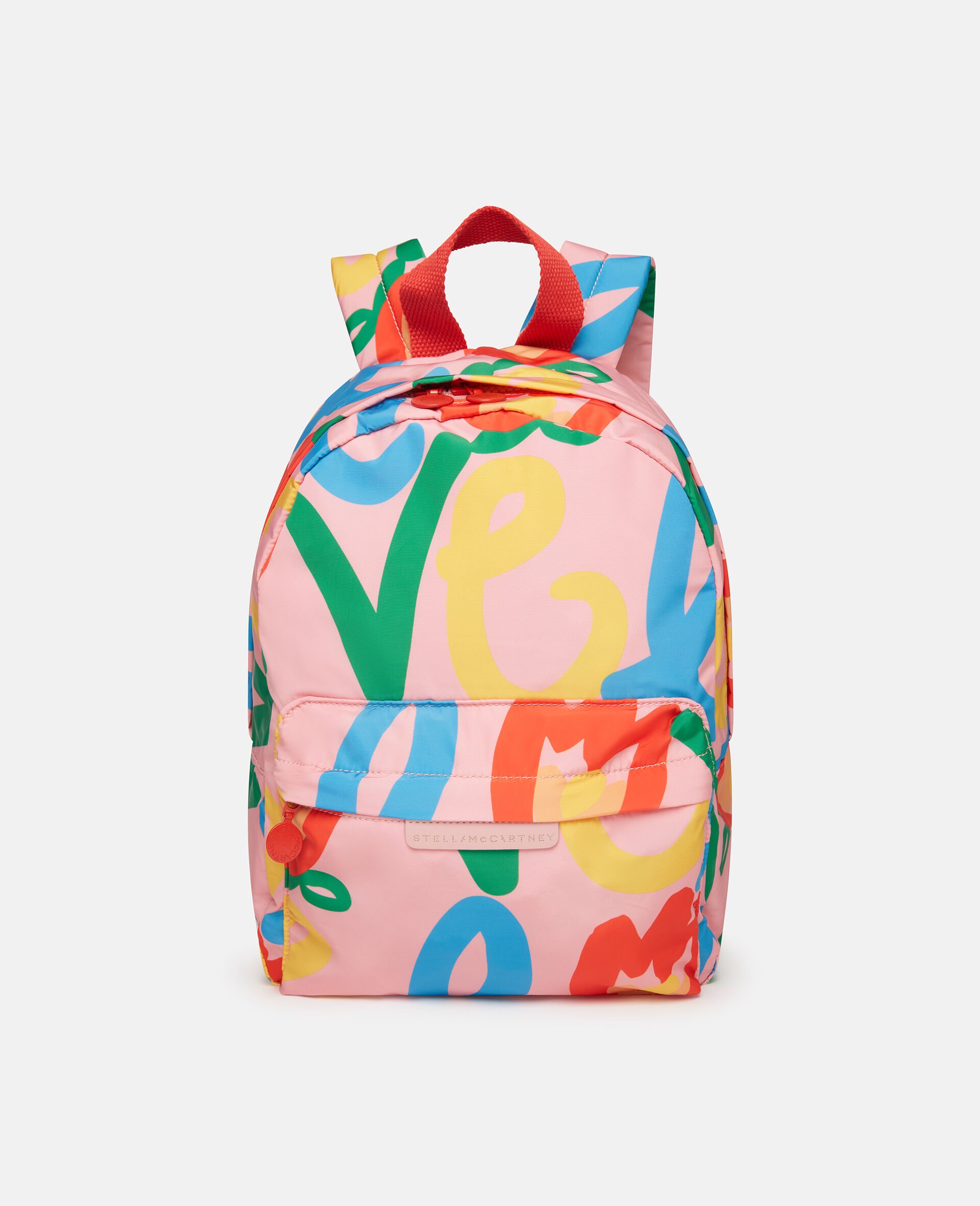 Love Motif Backpack-Pink-medium