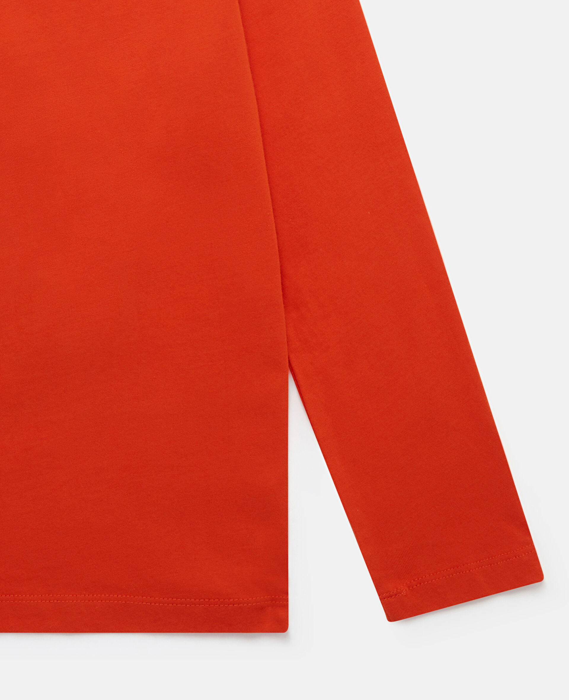 Langarmshirt mit Smiling Flower Motiv-Orange-large image number 3