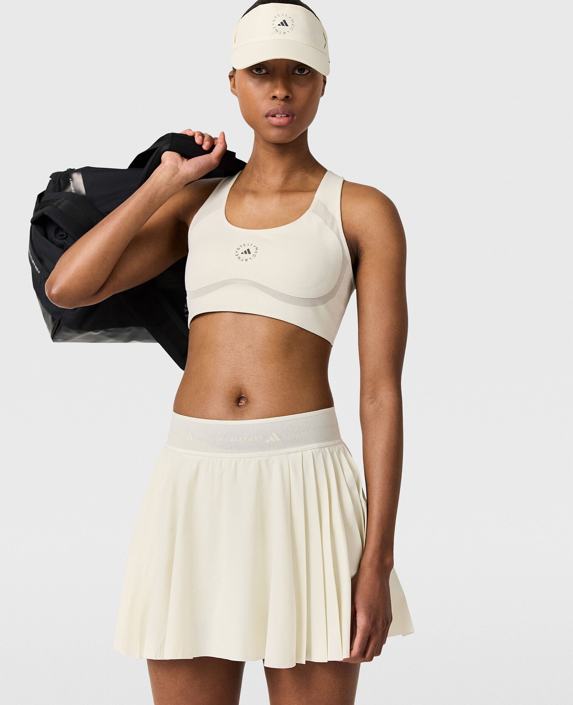  TruePurpose Training Pleated Skort-Beige-large image number 1