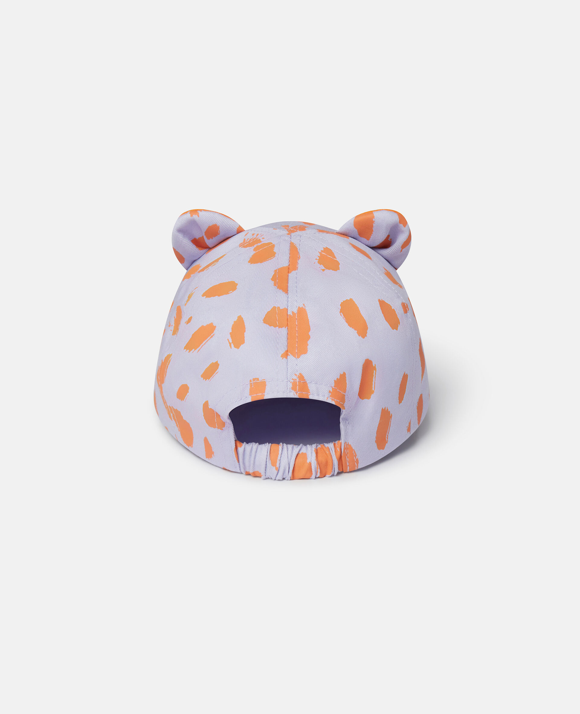 ネオンレオパードプリント 3Dイヤー べースボールキャップ-レッド-large image number 2