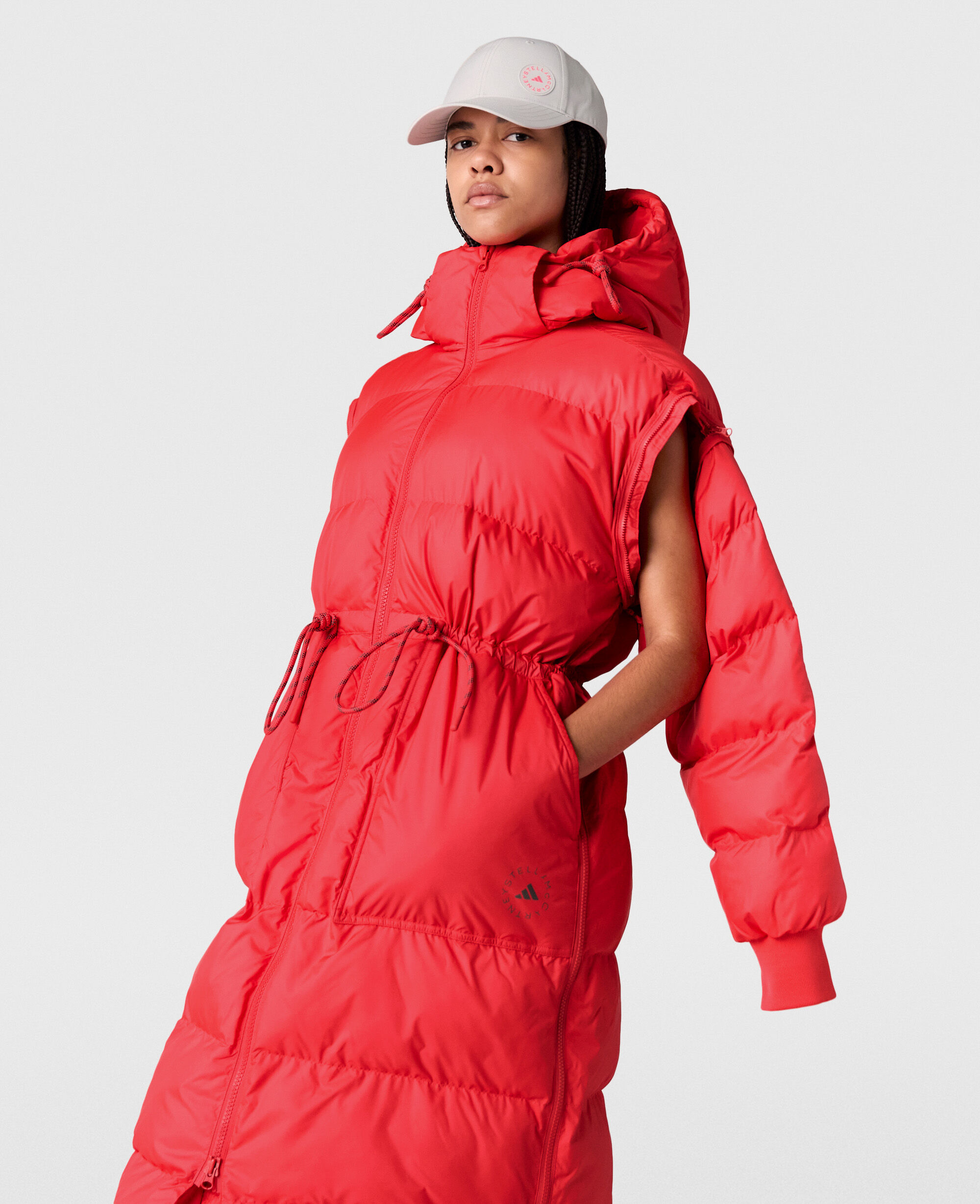 Adidas long padded coats online