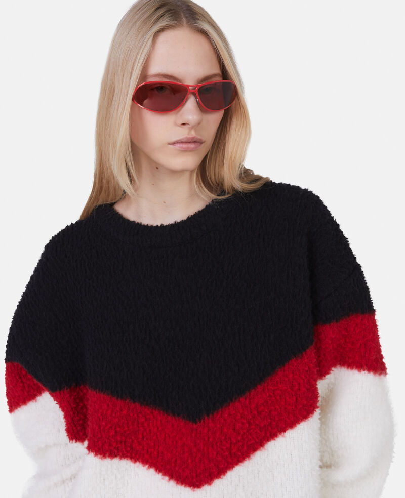 Maglione a mantella con fascia-Fantasia-large image number 3