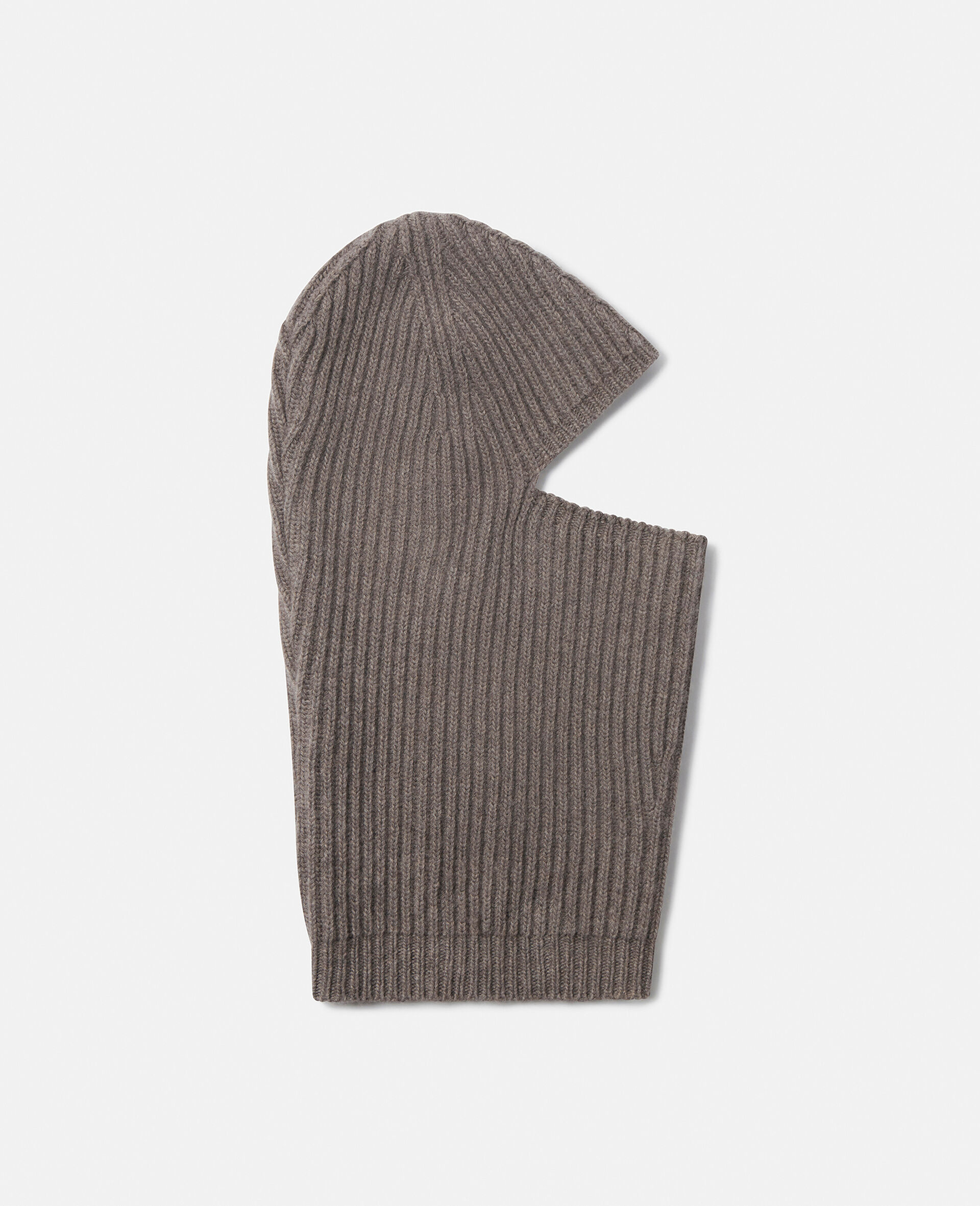 Ribbed Balaclava -Brown-large image number 2