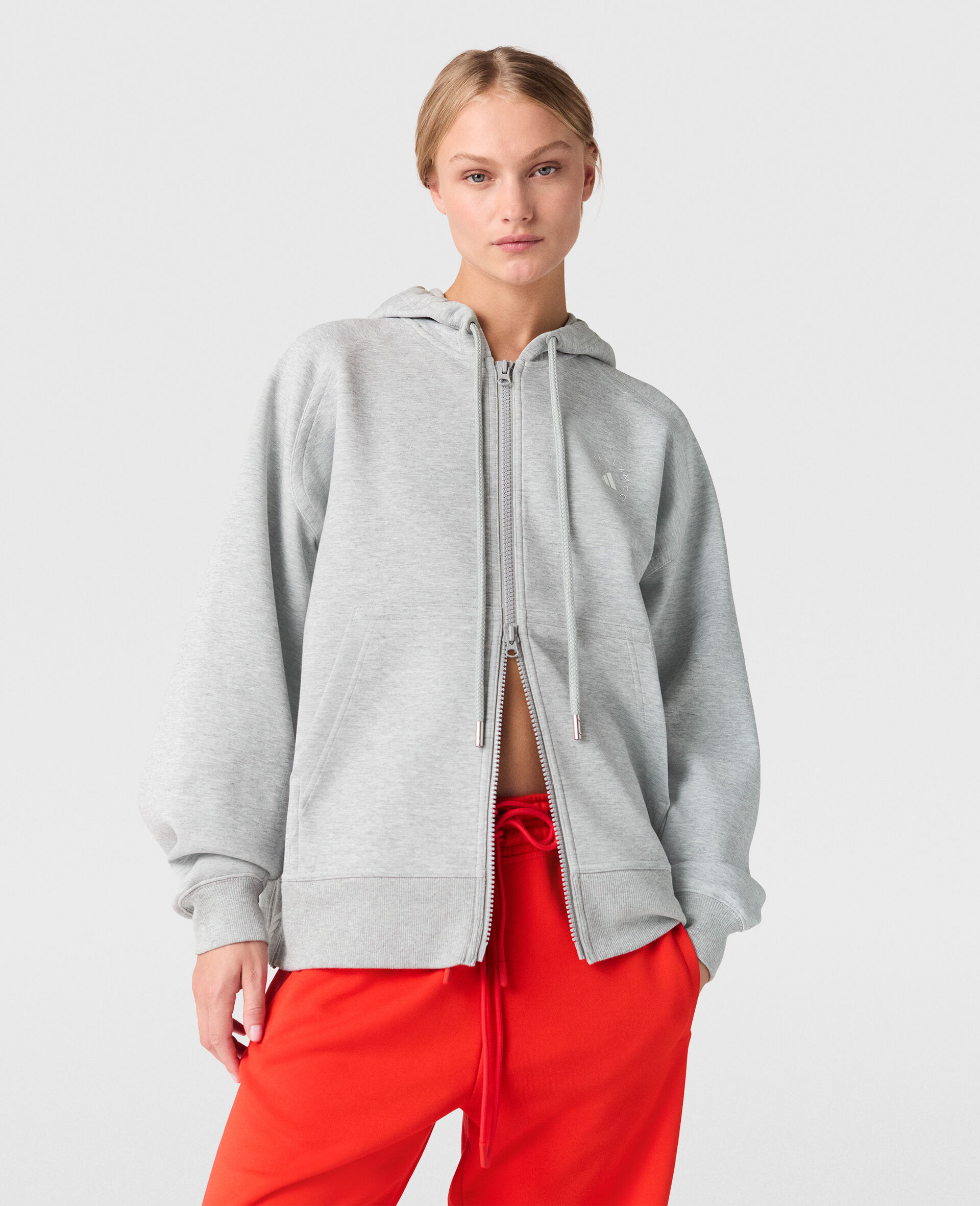 TrueLife Full Zip Hoodie-Grey-model