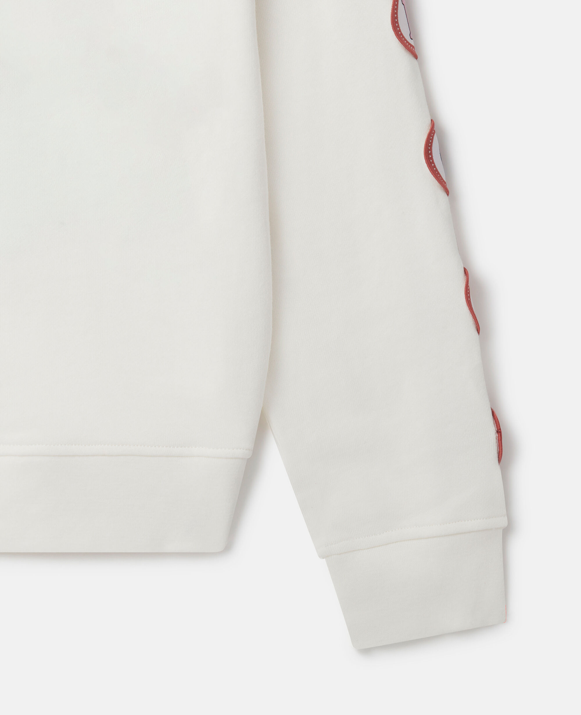 Stella McCartney Kids floral-embroidered sweatshirt - Grey