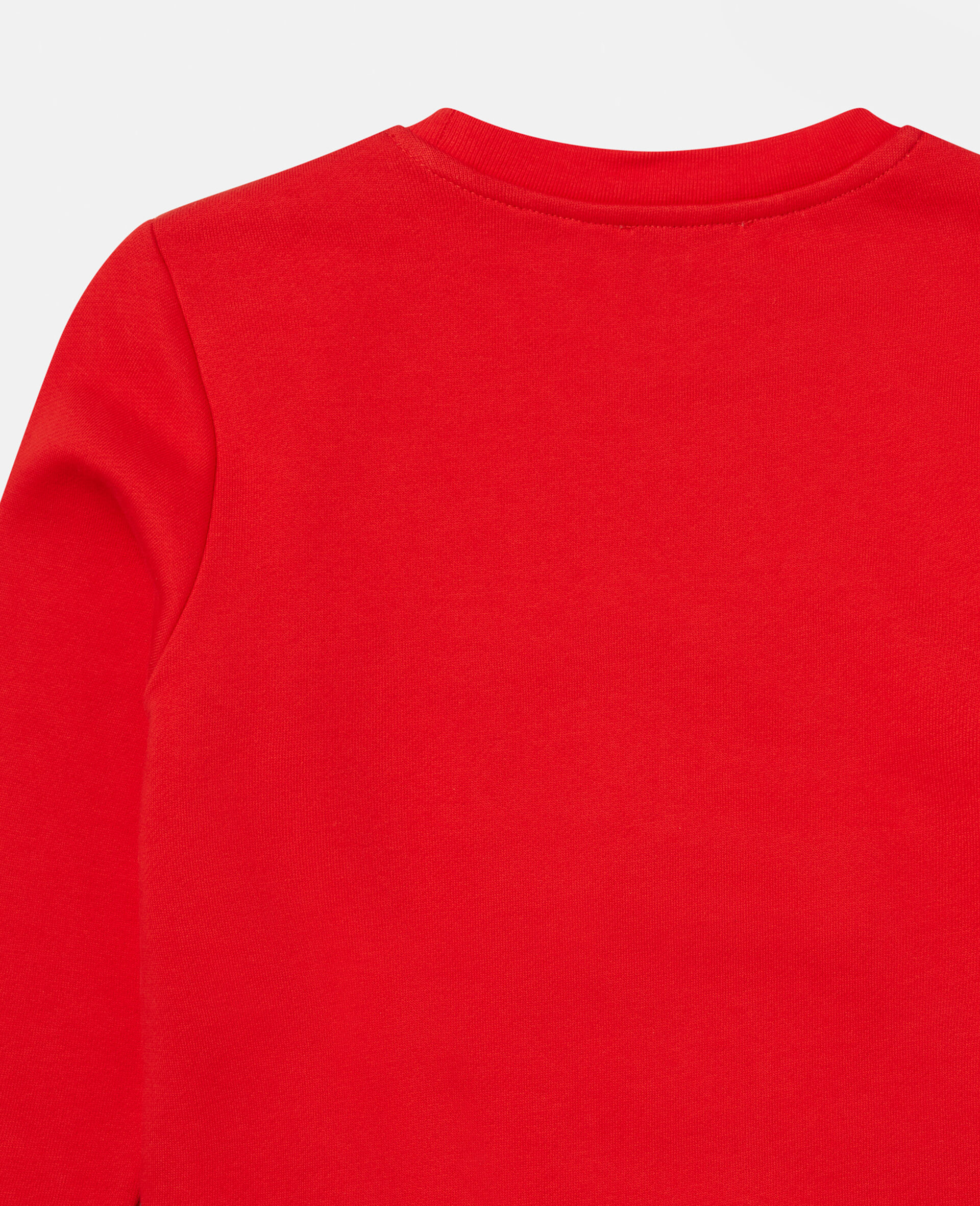 Zip Rainbow Face Fleece Sweatshirt-Red-large image number 2