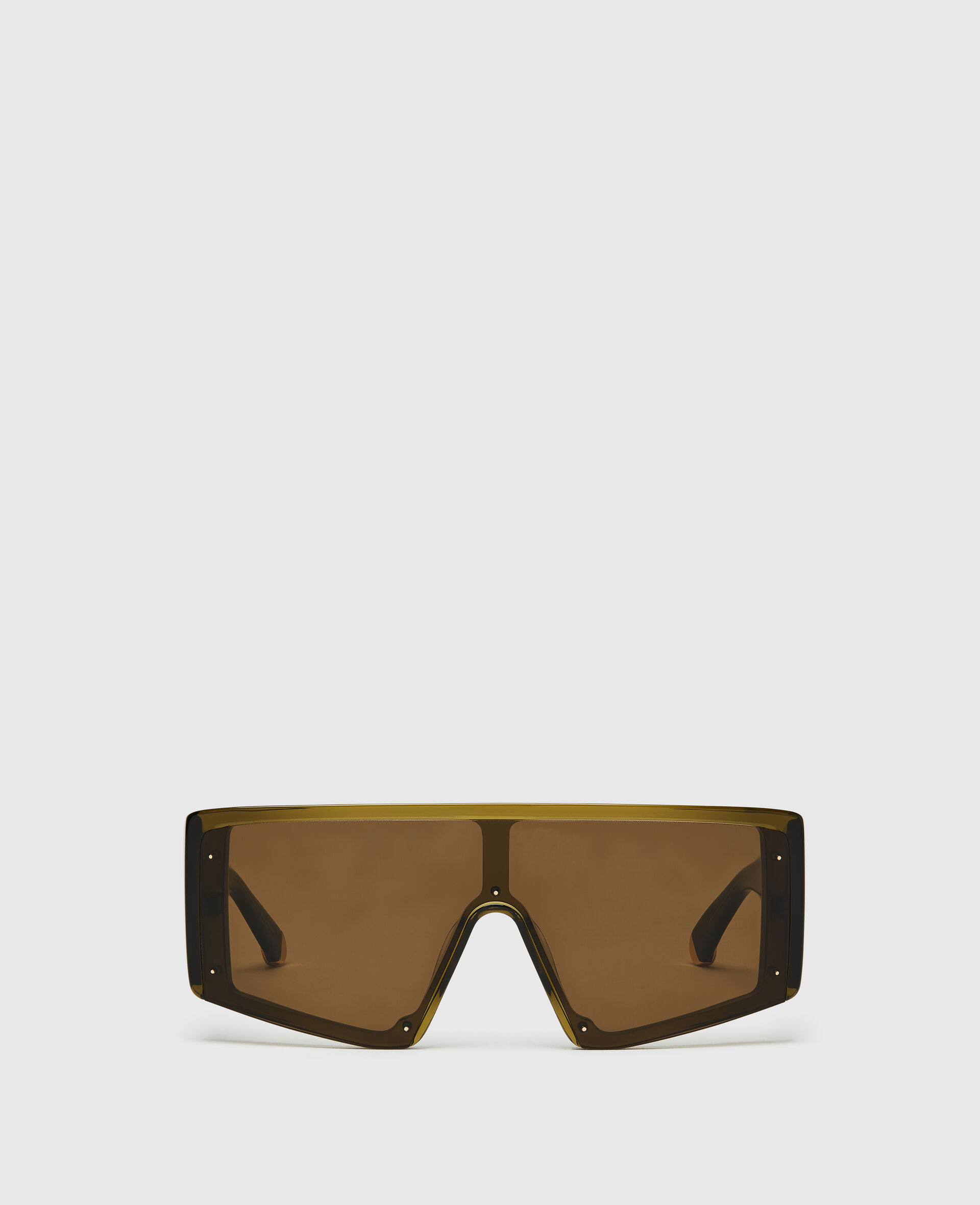 Translucent Square Sunglasses-Black-large image number 0