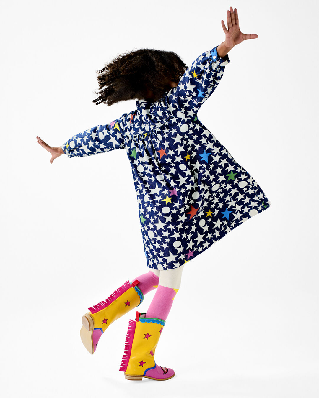 新品✴︎STELLAMcCARTNEY KIDS チュールドレス 星柄 キッズドレス ふんわり チュール キラキラ プリンセス 星 s-31
