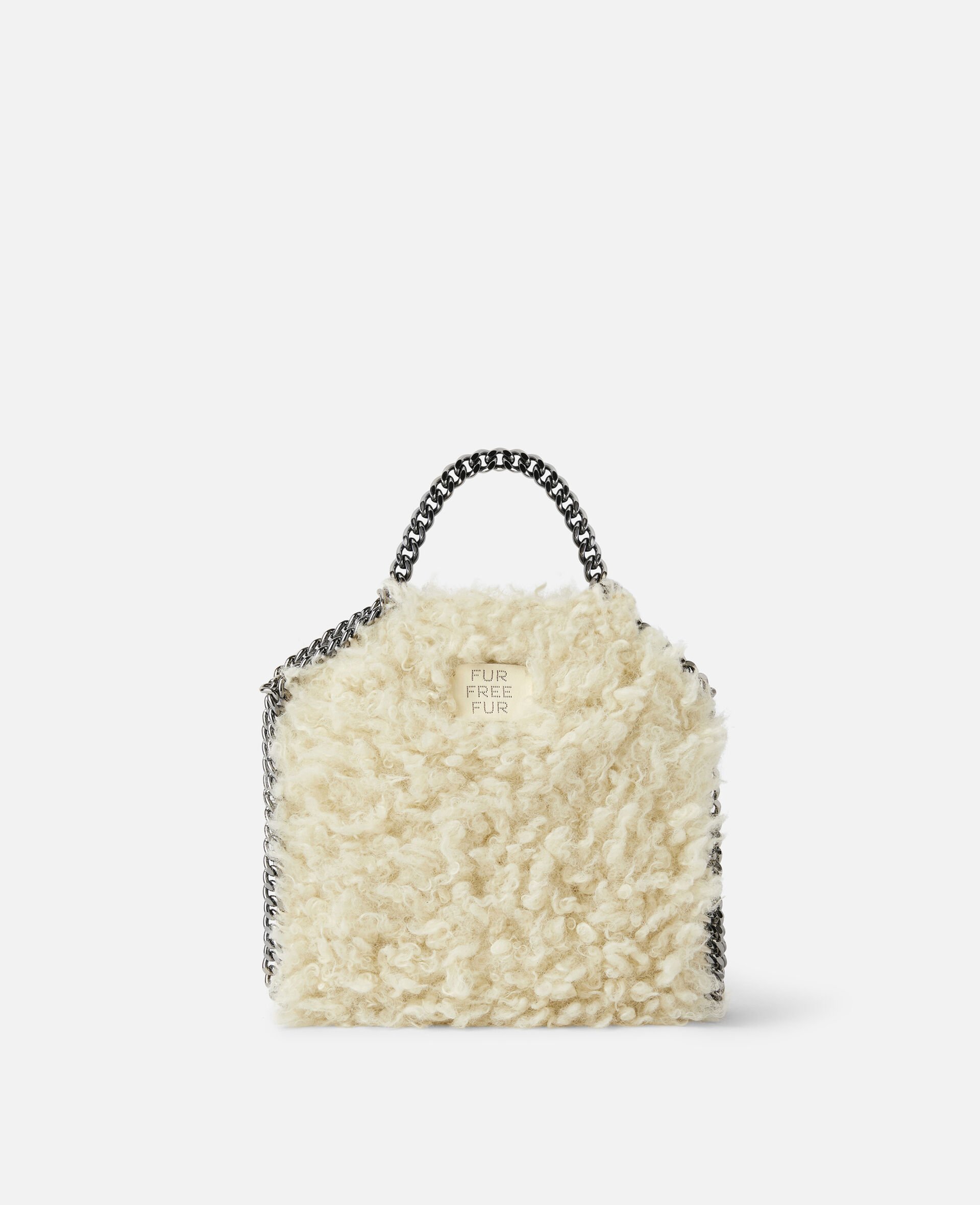 Falabella FFF Tiny Tote-White-large image number 2