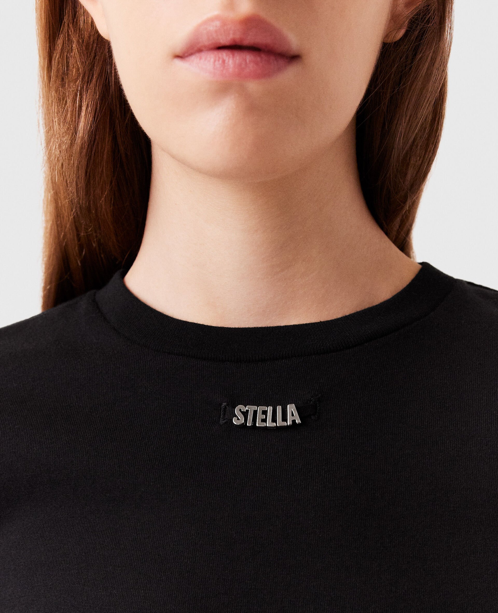 Logo Charm T-Shirt-Black-large Logo Charm T-Shirt-Black-large image number 2