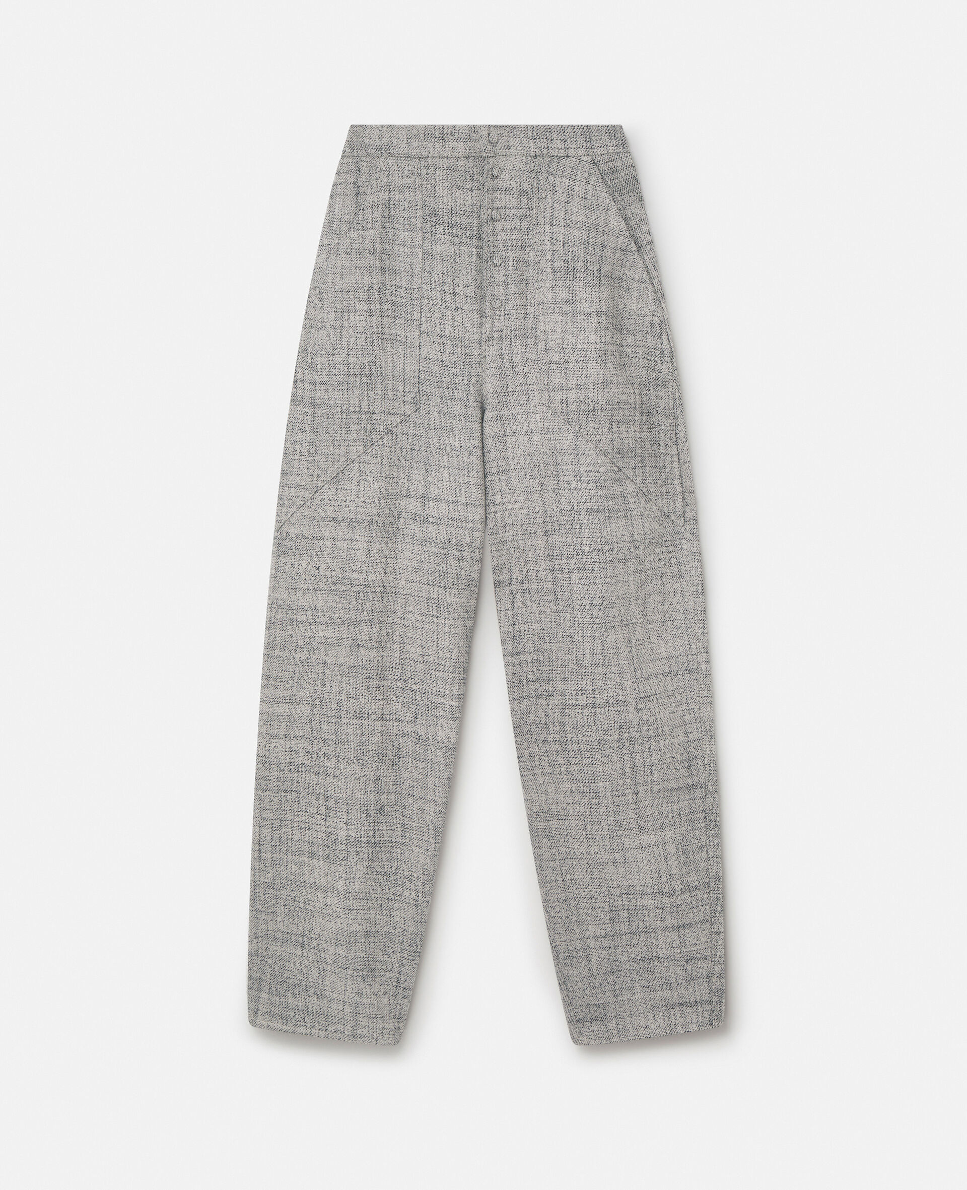 Pantalon tailleur ample-Marron-large image number 0