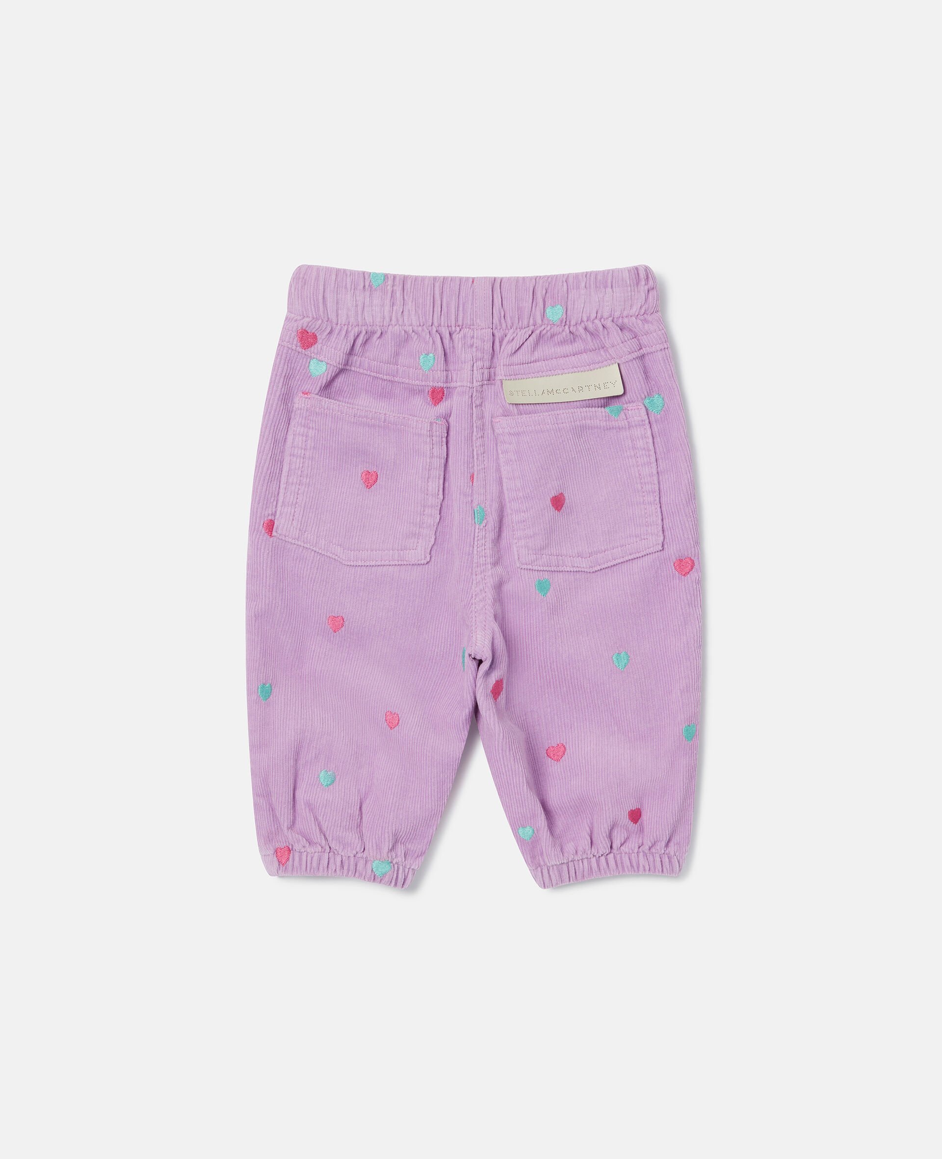 Heart Embroidery Baby Jeans-Purple-large Heart Embroidery Baby Jeans-Purple-large image number 2