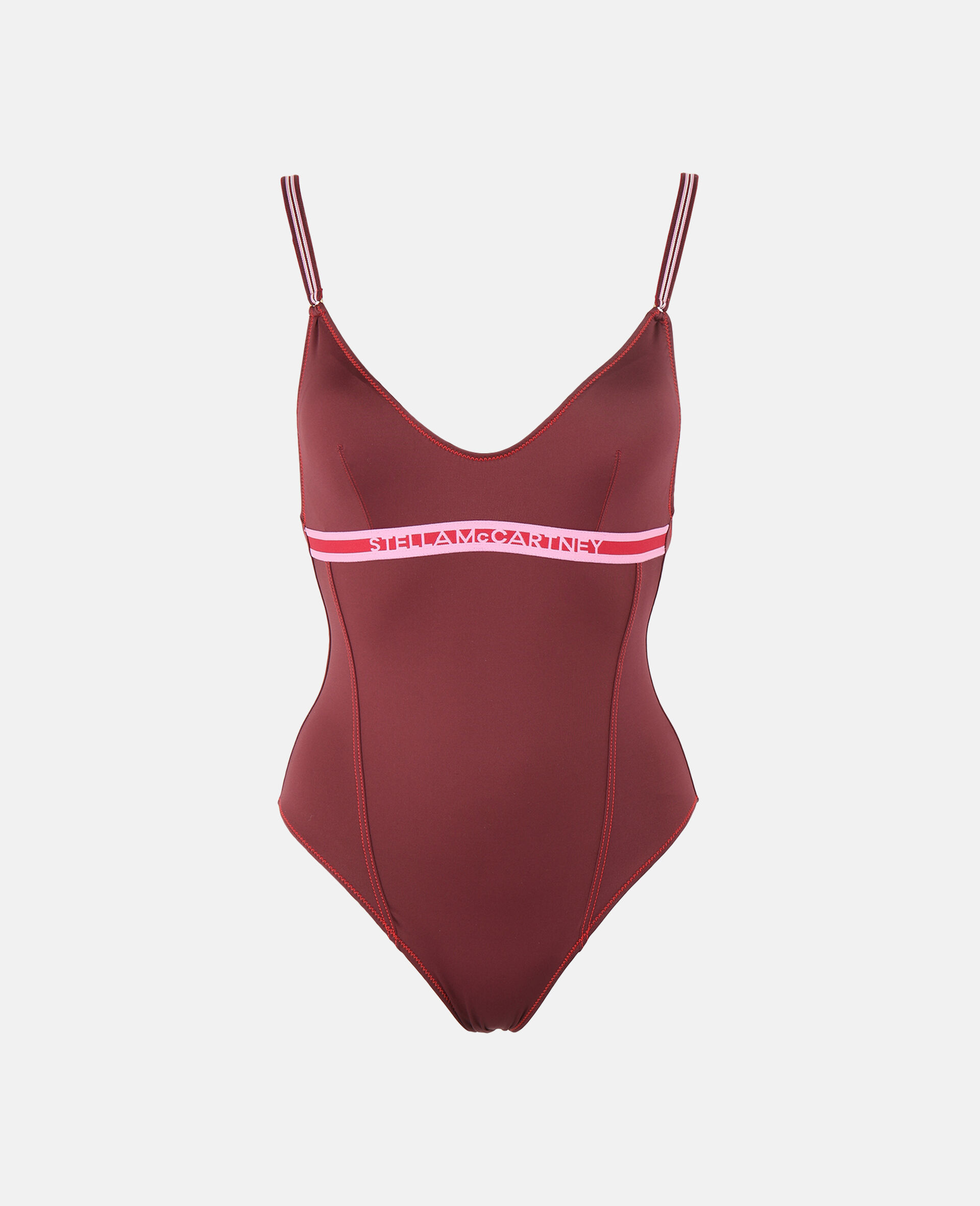 Women Bordeaux ロゴテープ パッデッド ワンピースタイプ Stella Mccartney Jp