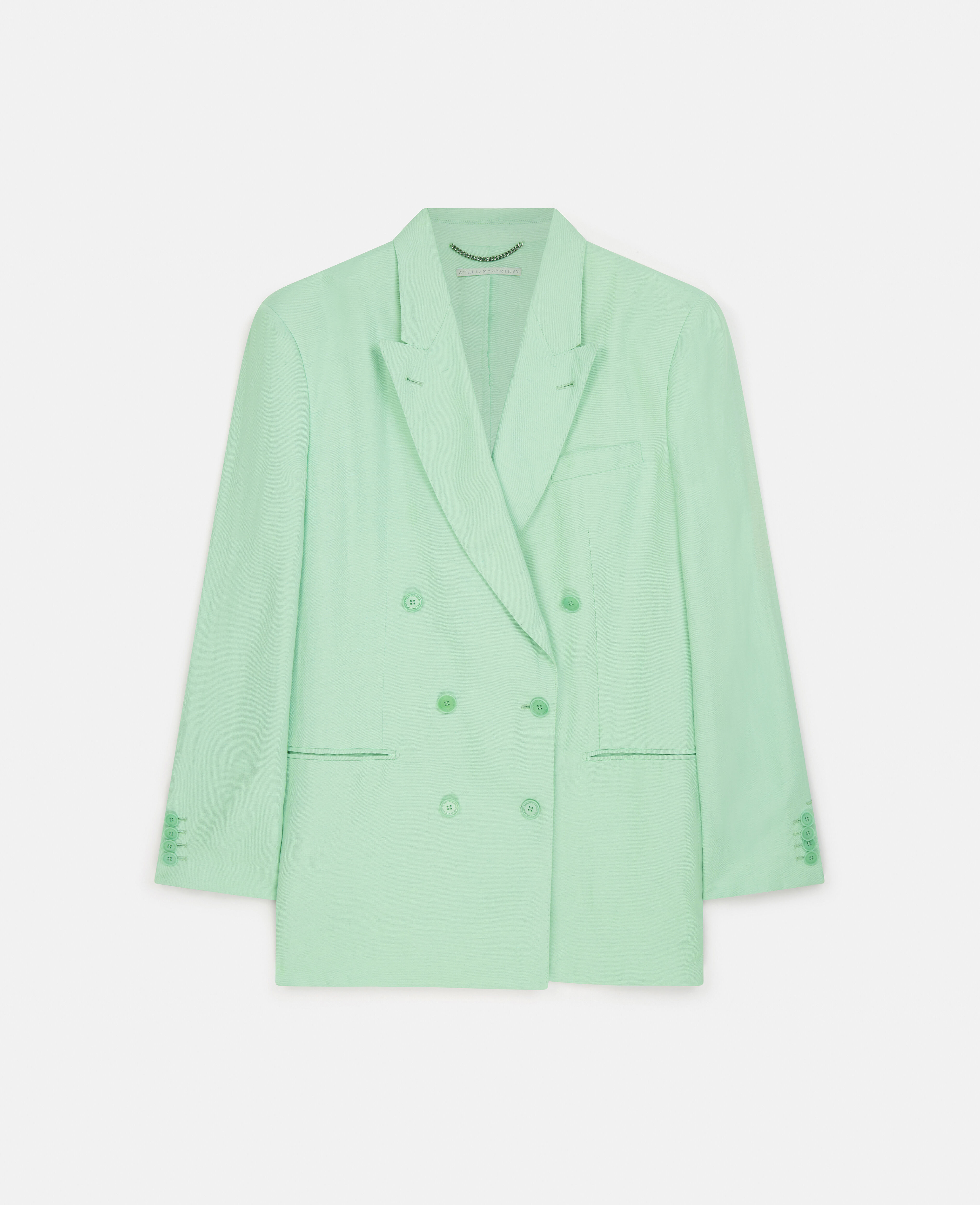 Women フルオ ミント オーバーサイズ ダブルジャケット | Stella