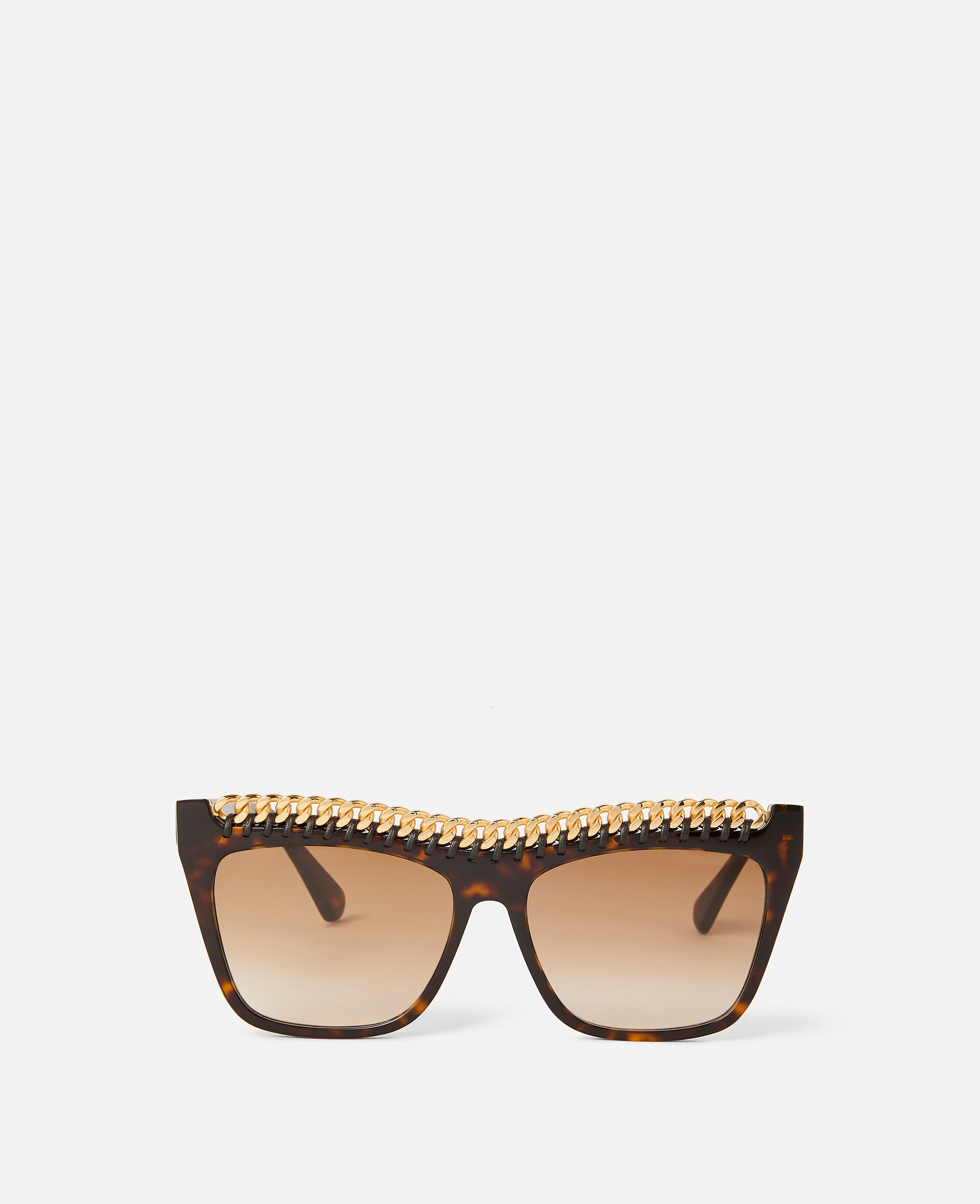 Women Brown Square Sunglasses Stella McCartney GB