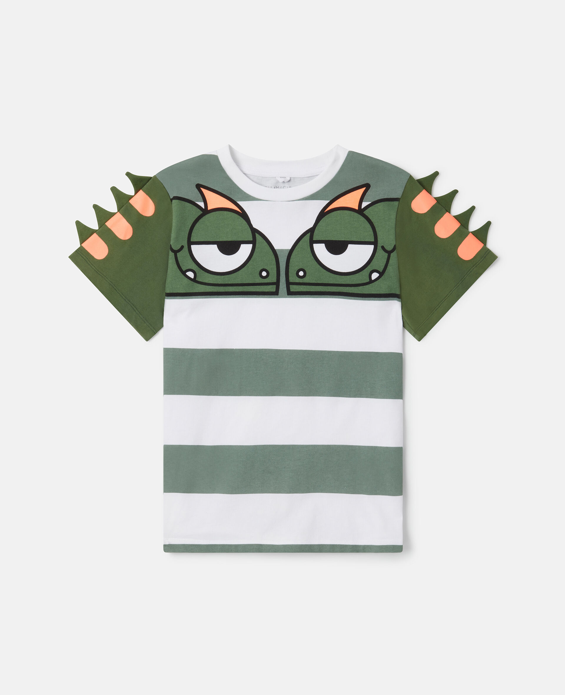 ダブルカメレオン ボーダーTシャツ-グリーン-large image number 0
